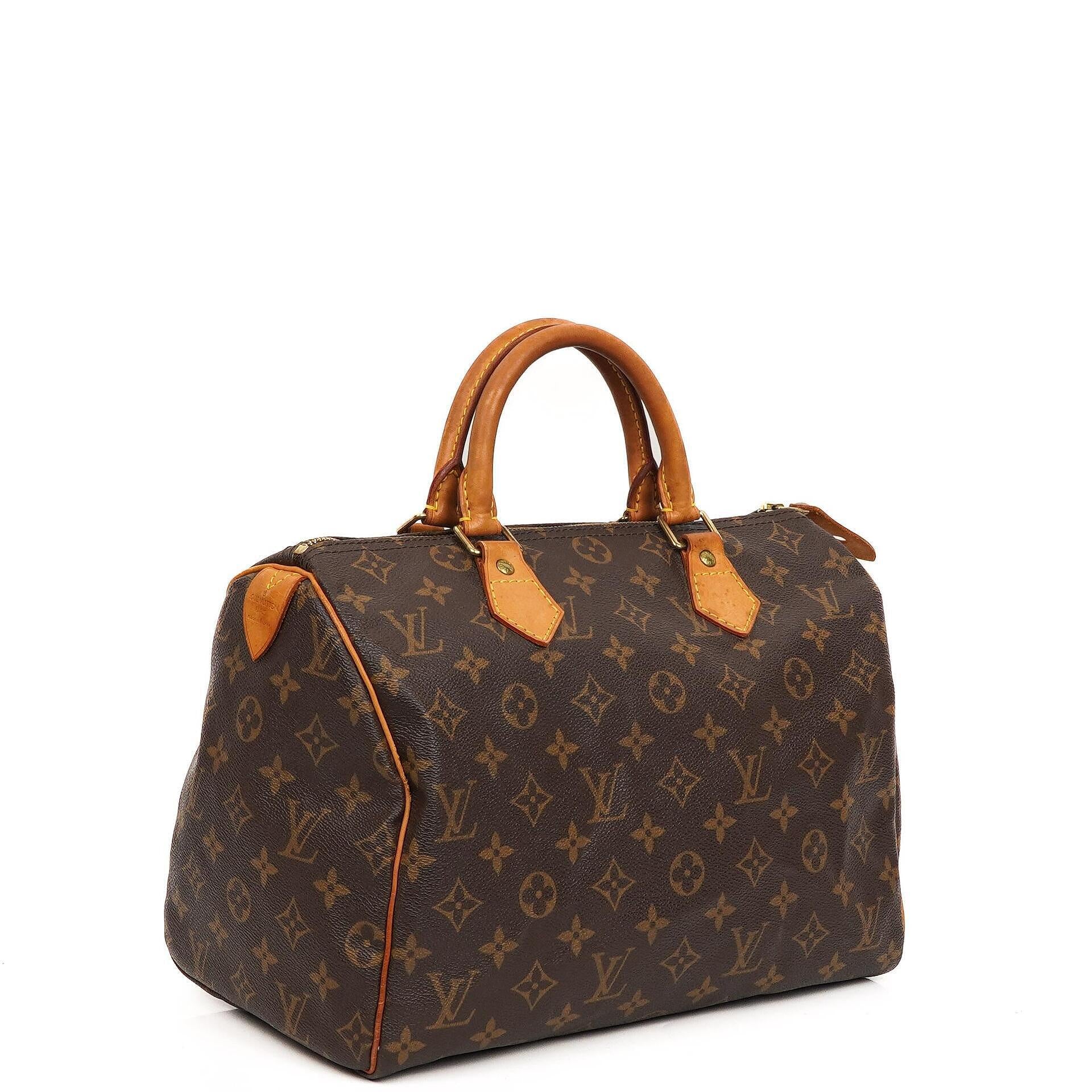 Louis Vuitton Speedy 30 Monogram Canvas Handbag