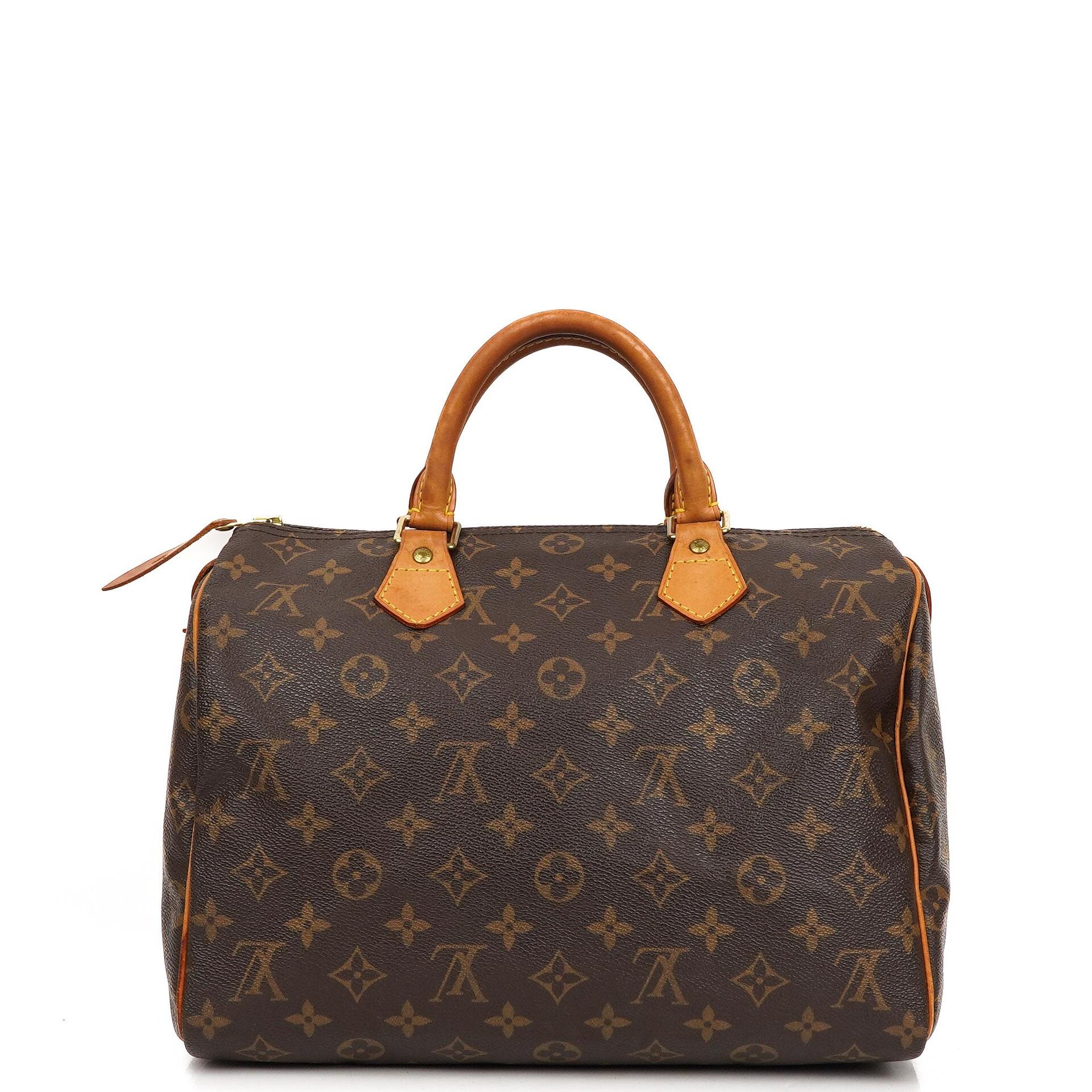 Louis Vuitton Speedy 30 Monogram Canvas Handbag