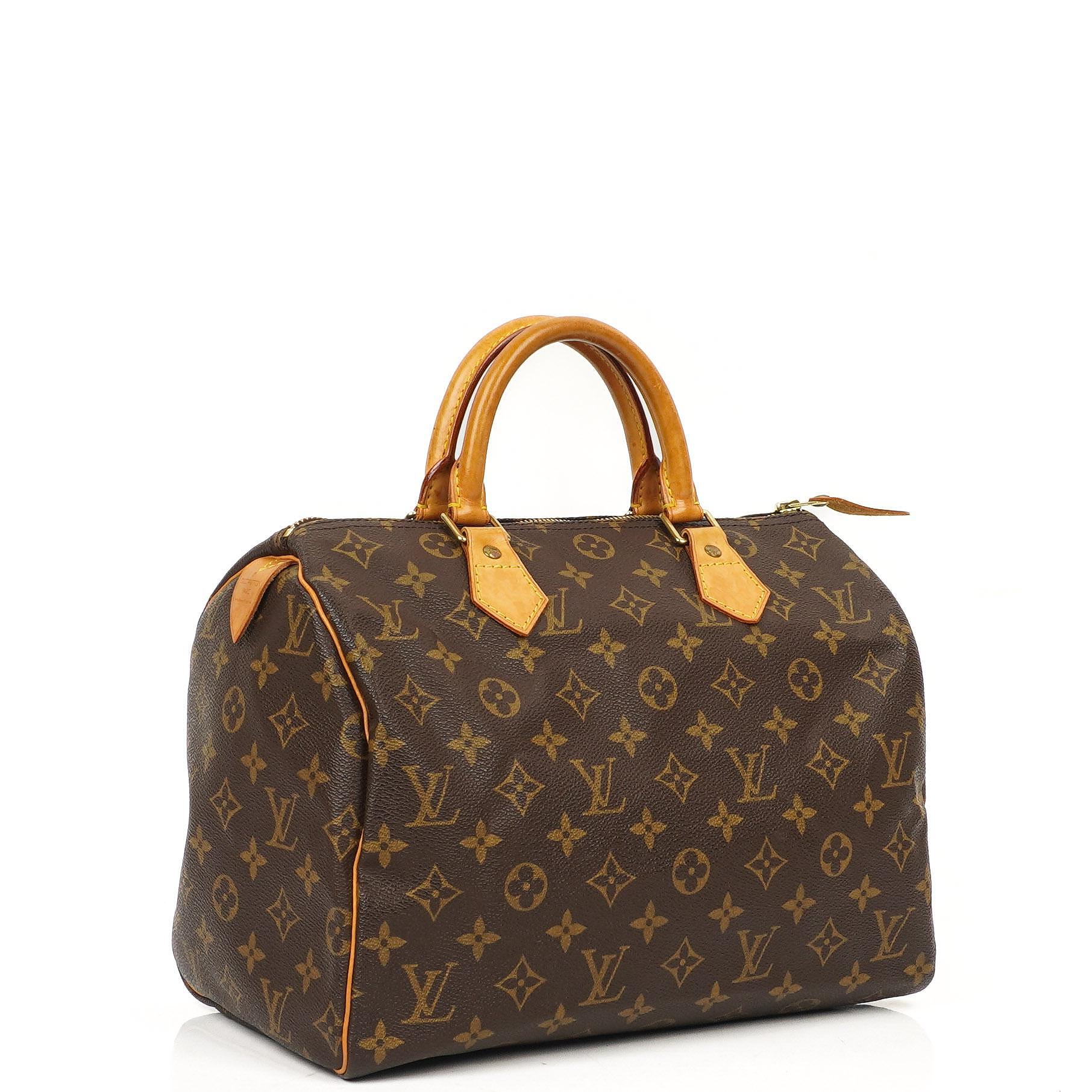 Louis Vuitton Speedy 30 Monogram Canvas Handbag