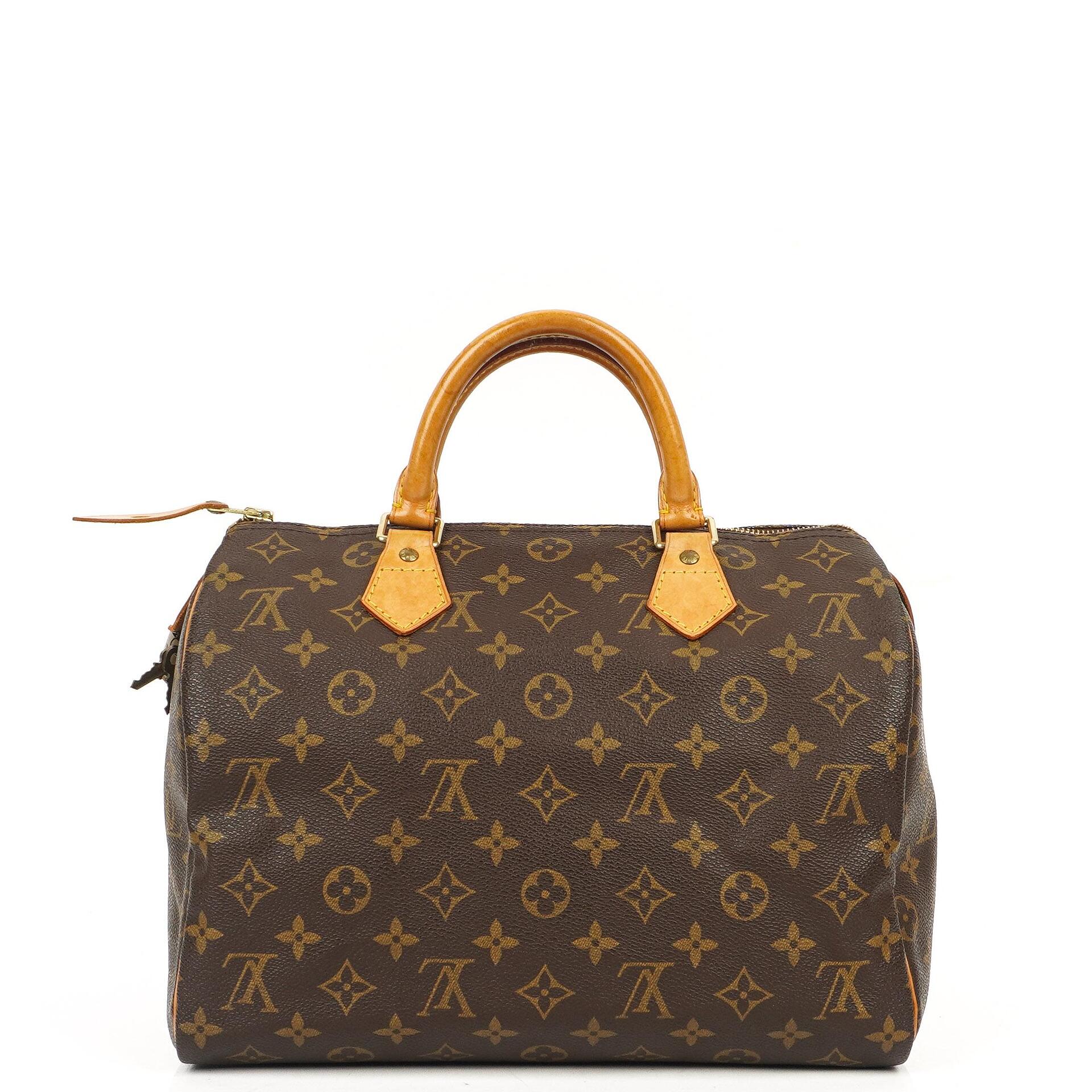 Louis Vuitton Speedy 30 Monogram Canvas Handbag