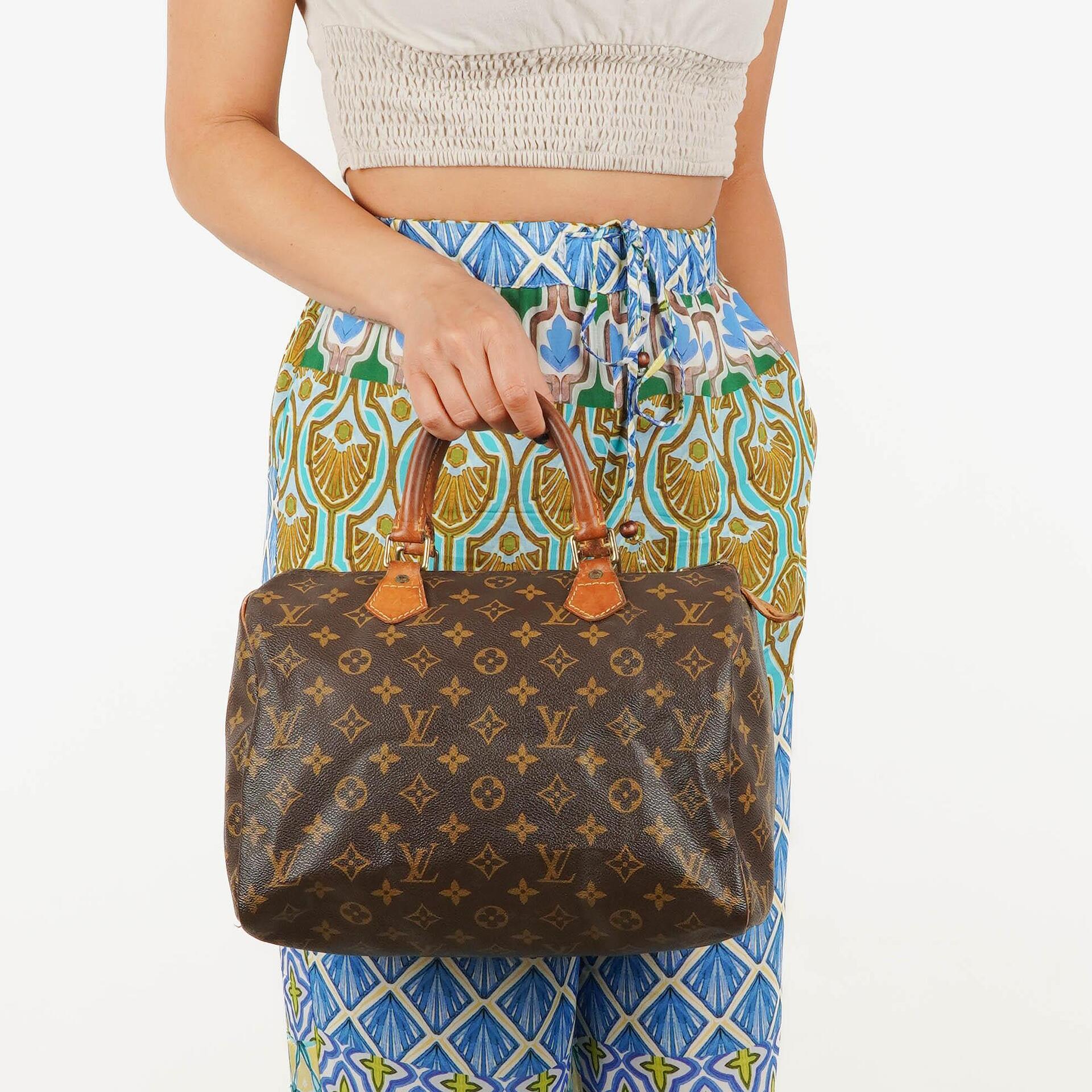 Louis Vuitton Speedy 30 Monogram Canvas Handbag