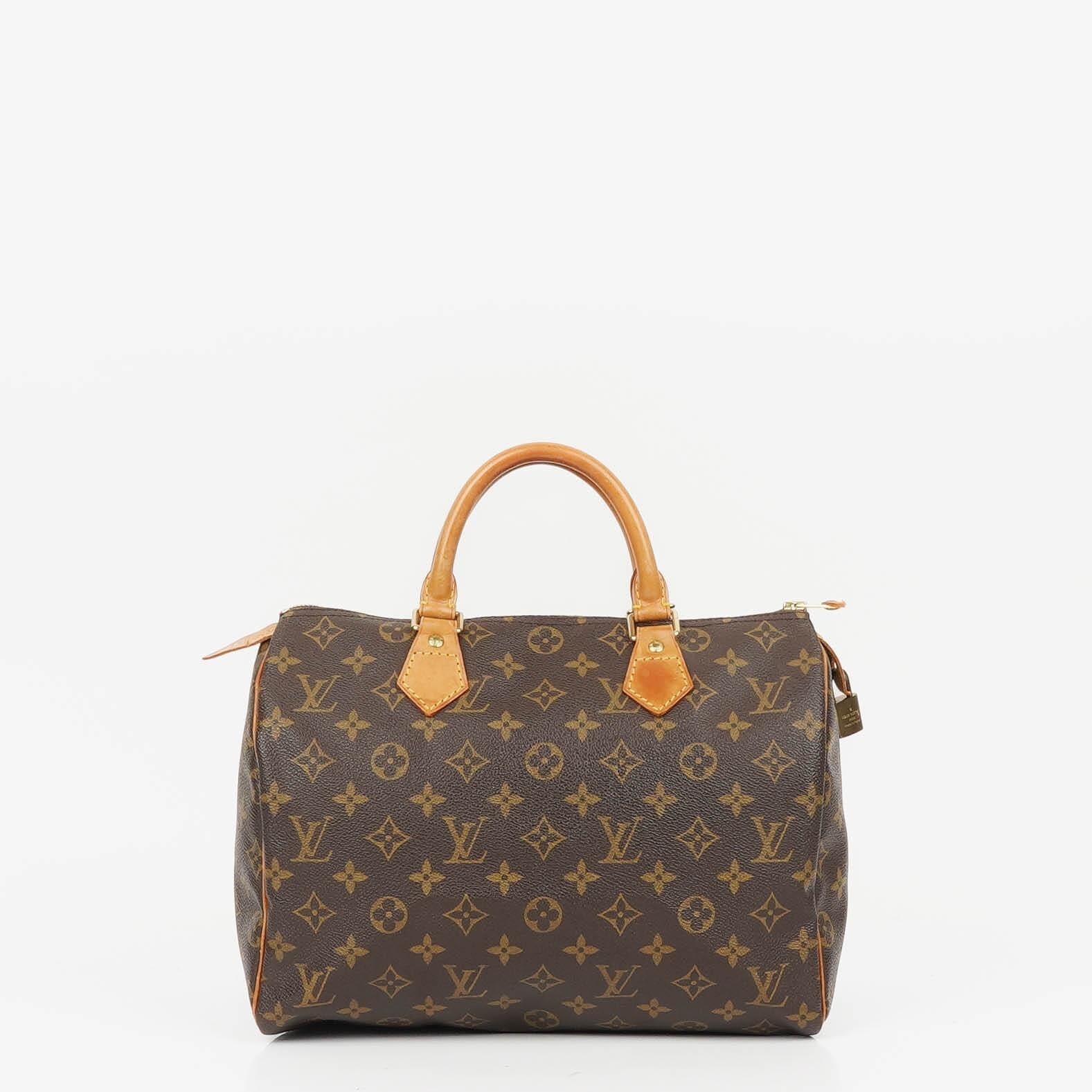 Louis Vuitton Speedy 30 Monogram Canvas Handbag