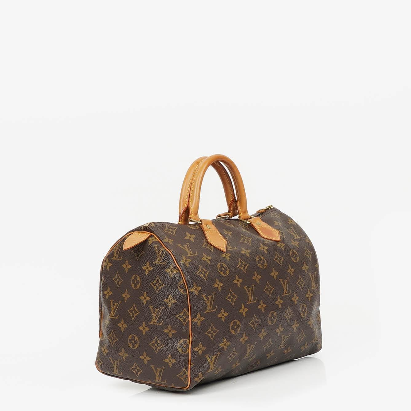 Louis Vuitton Speedy 30 Monogram Canvas Handbag