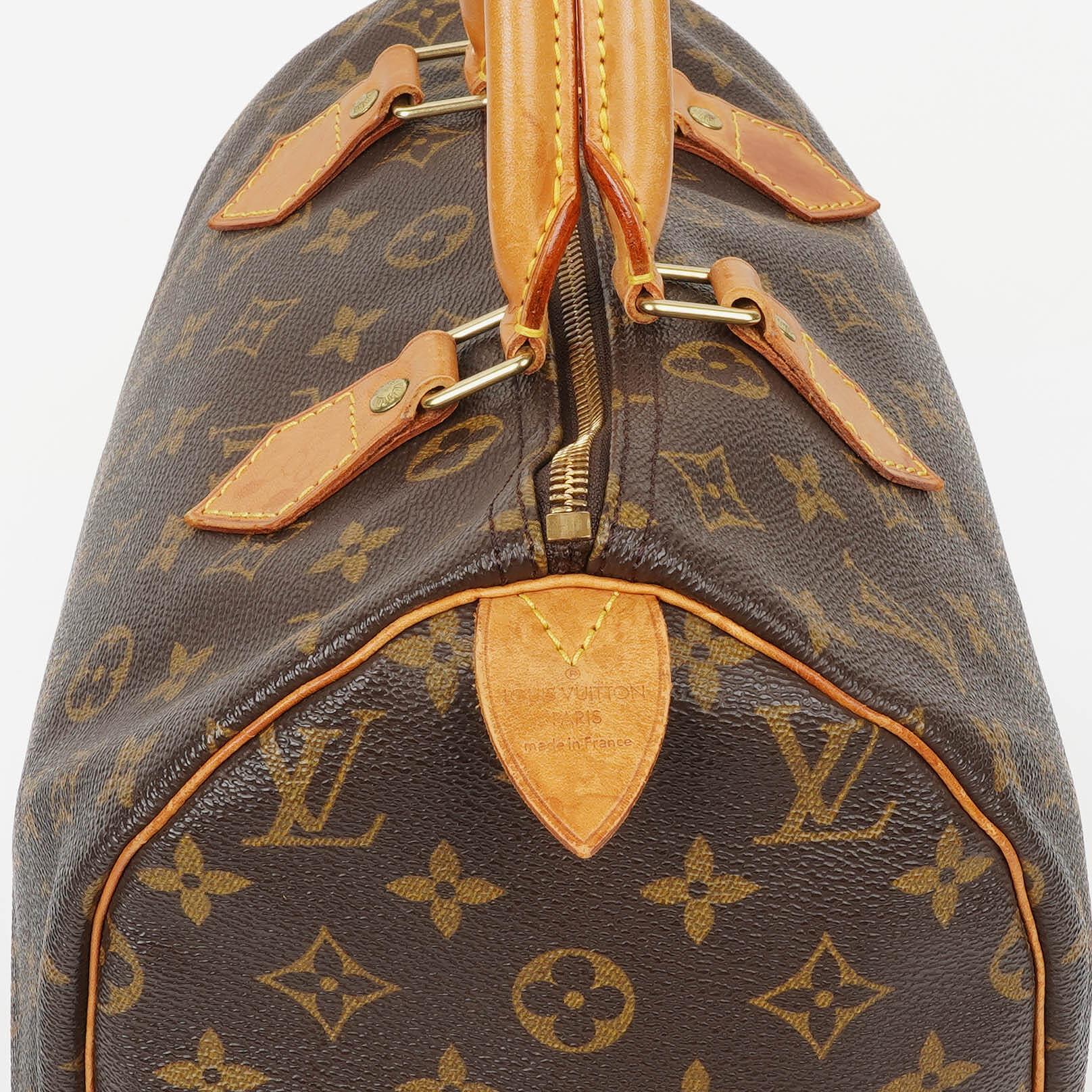 Louis Vuitton Speedy 30 Monogram Canvas Handbag