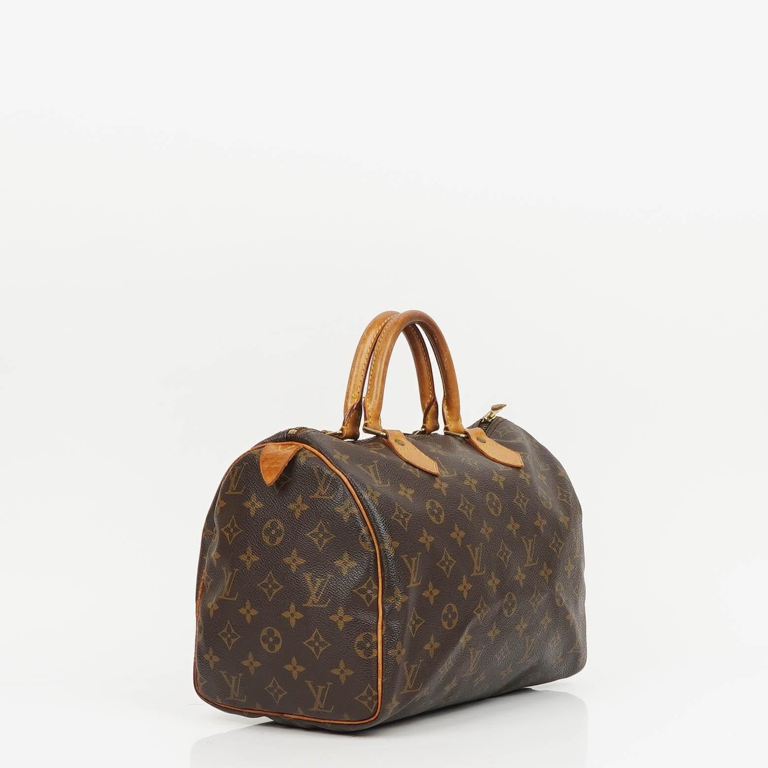 Louis Vuitton Speedy 30 Monogram Canvas Handbag
