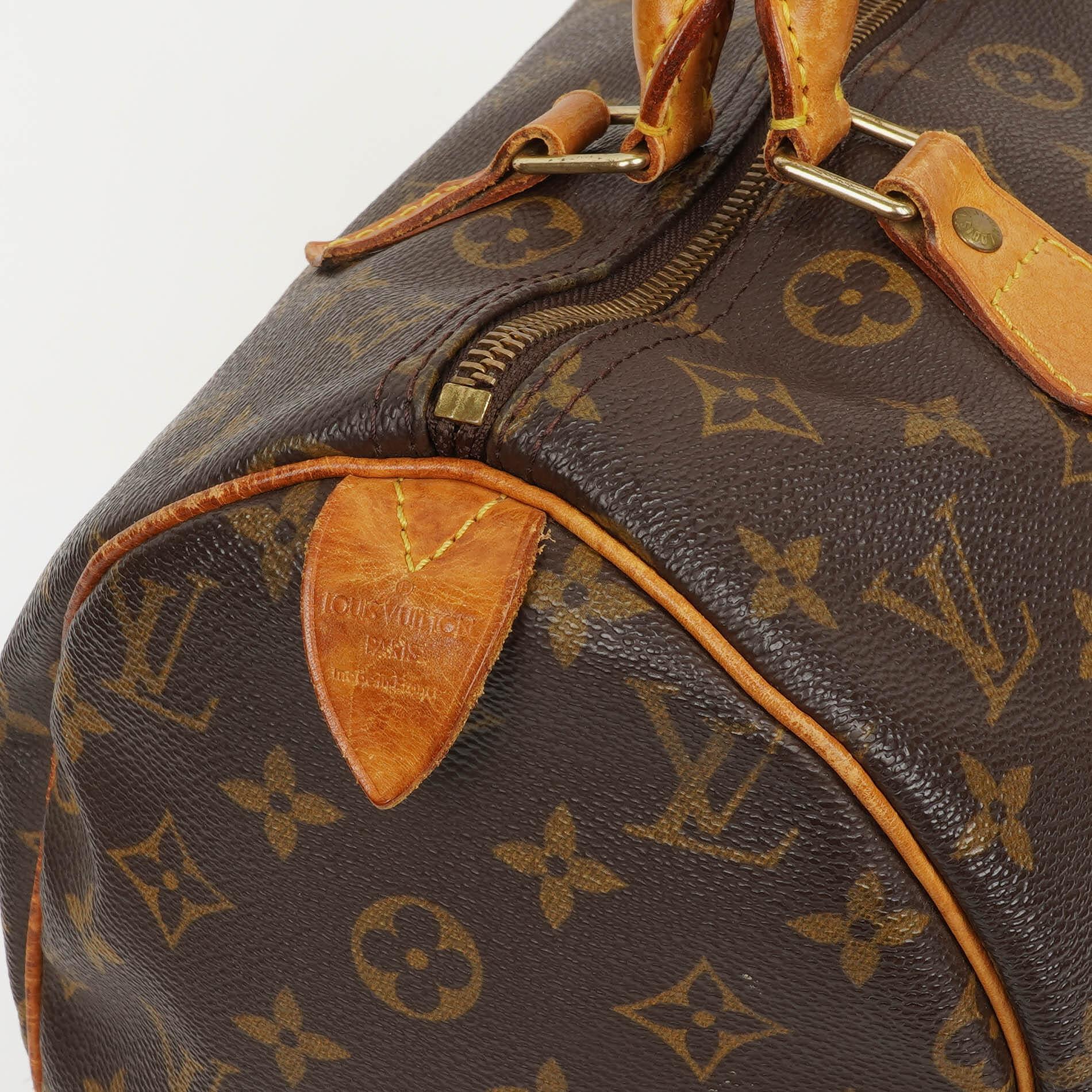 Louis Vuitton Speedy 30 Monogram Canvas Handbag
