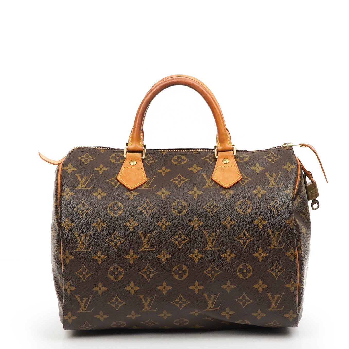 Louis Vuitton Speedy 30 Monogram Canvas Handbag
