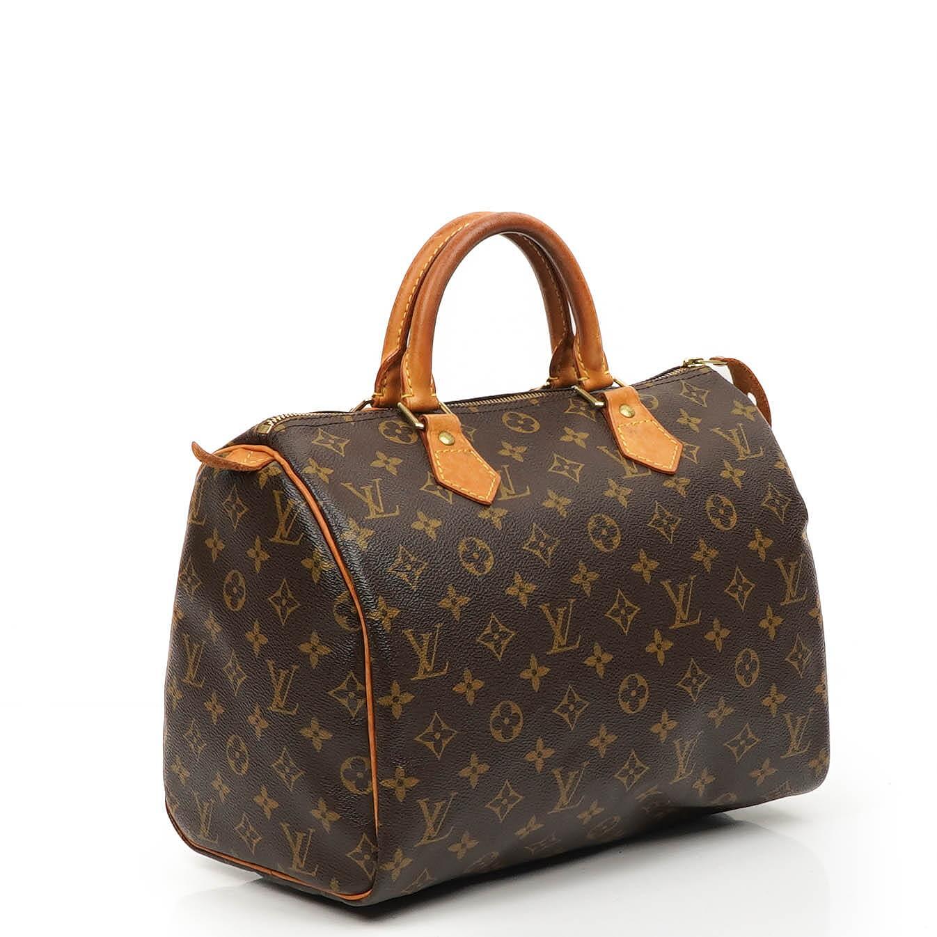 Louis Vuitton Speedy 30 Monogram Canvas Handbag