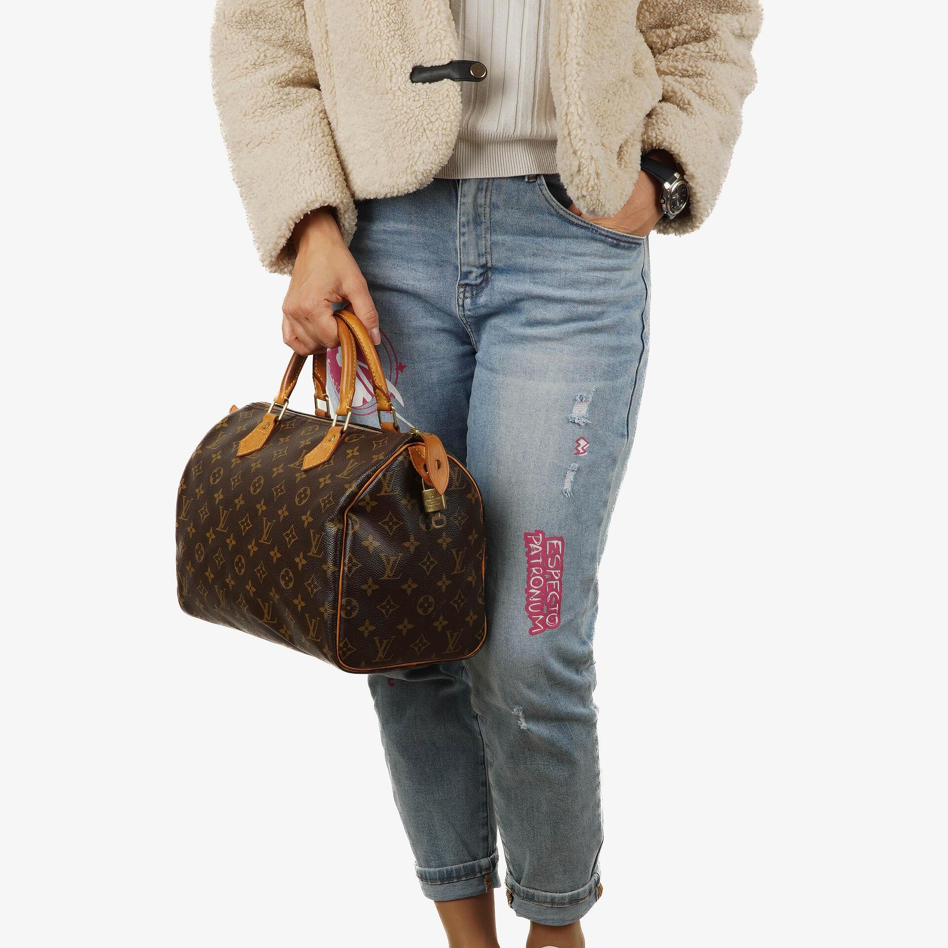 Louis Vuitton Speedy 30 Monogram Canvas Handbag