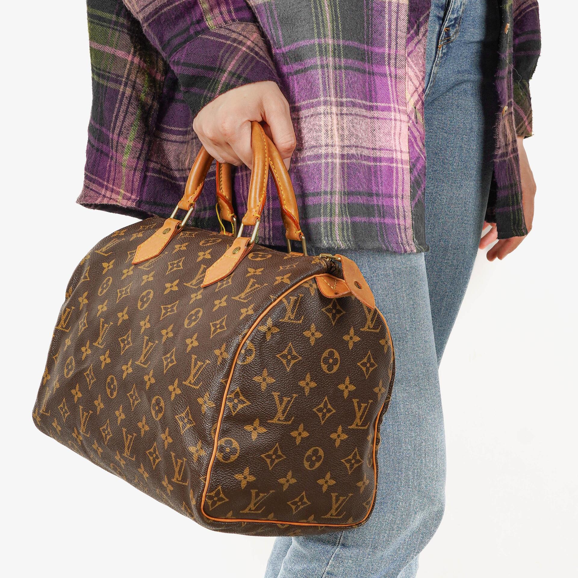 Louis Vuitton Speedy 30 Monogram Canvas Handbag