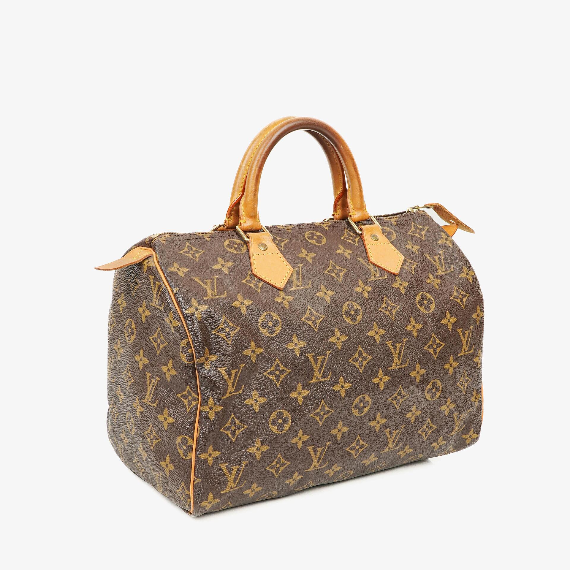 Louis Vuitton Speedy 30 Monogram Canvas Handbag