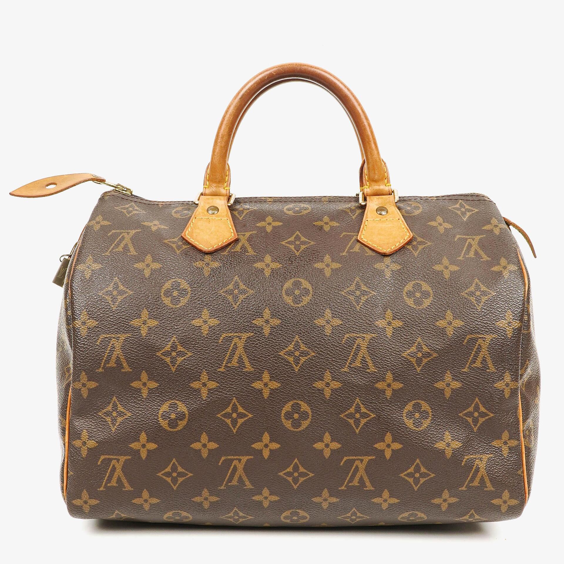 Louis Vuitton Speedy 30 Monogram Canvas Handbag