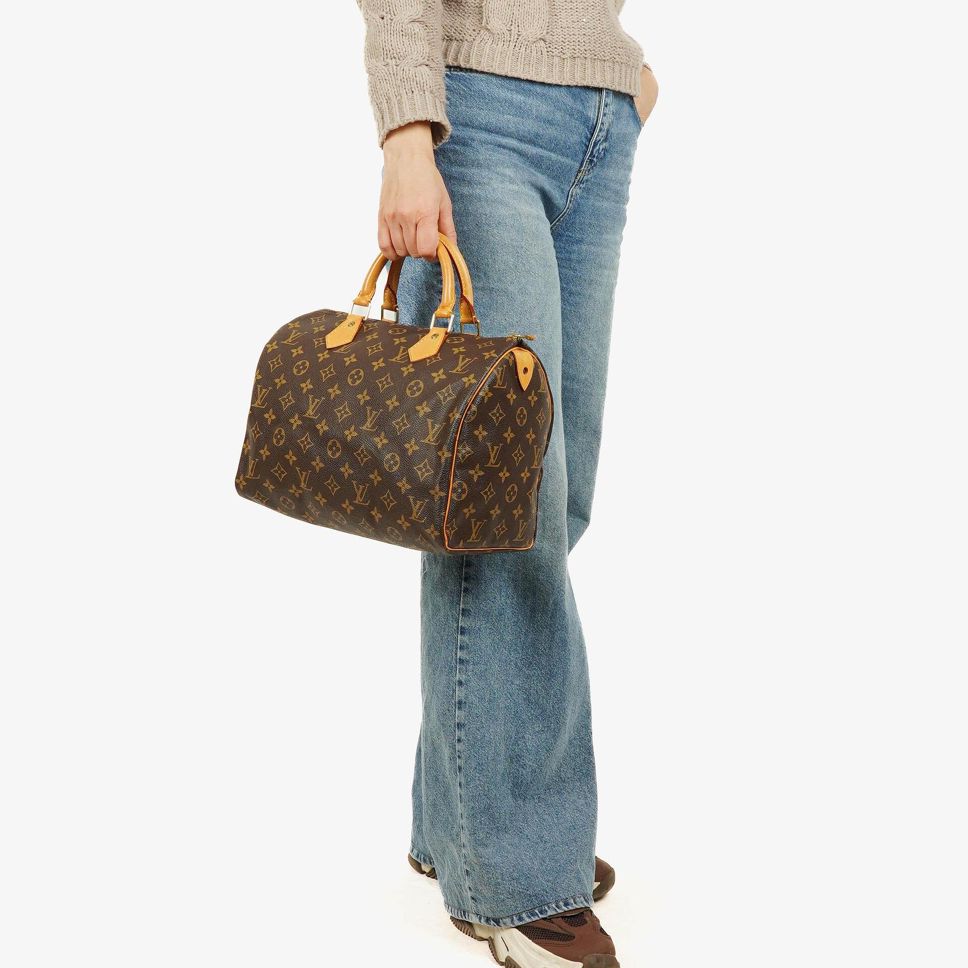 Louis Vuitton Speedy 30 Monogram Canvas Handbag