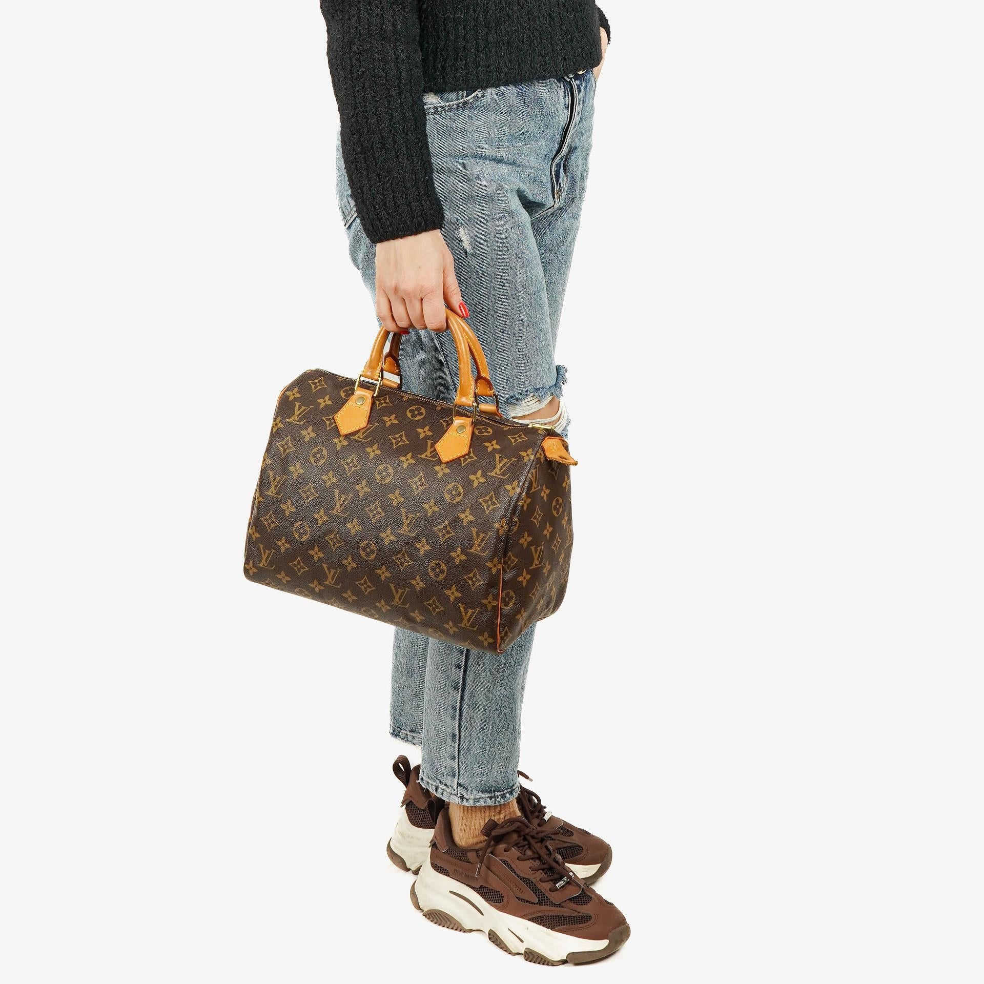 Louis Vuitton Speedy 30 Monogram Canvas Handbag