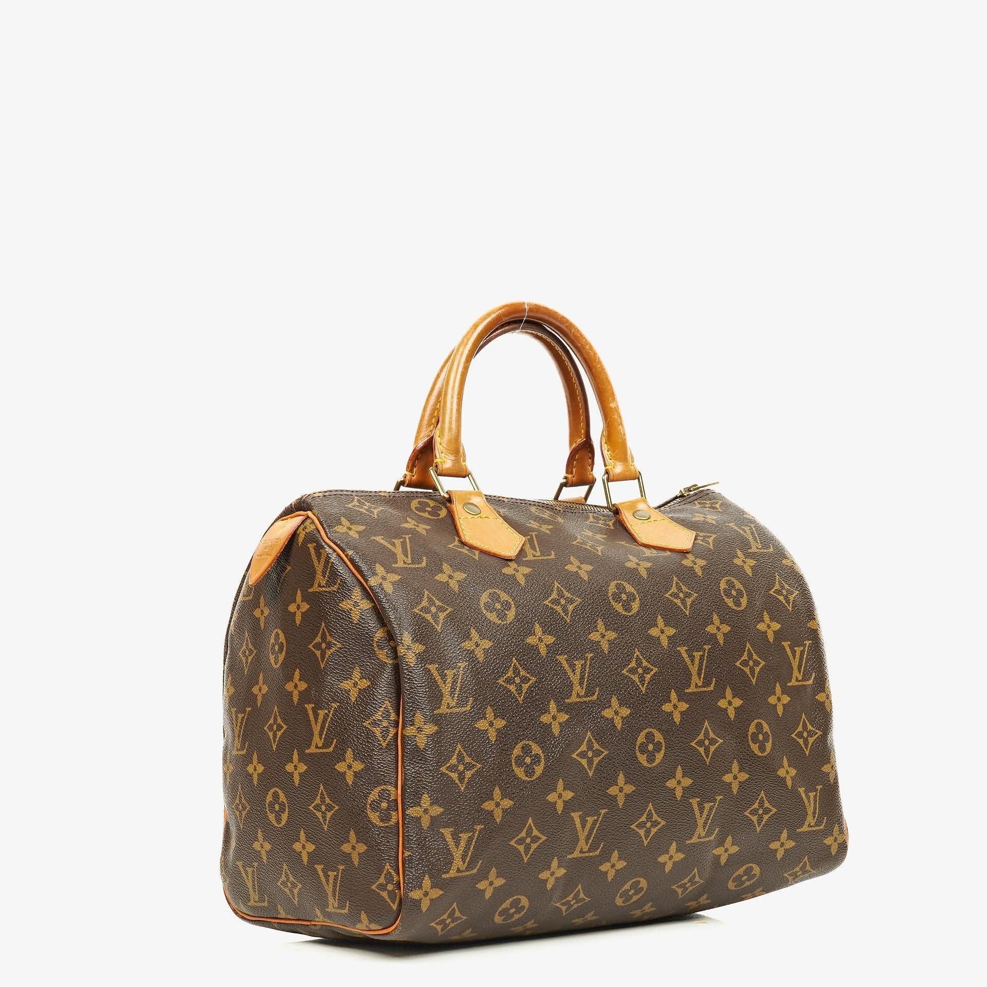 Louis Vuitton Speedy 30 Monogram Canvas Handbag