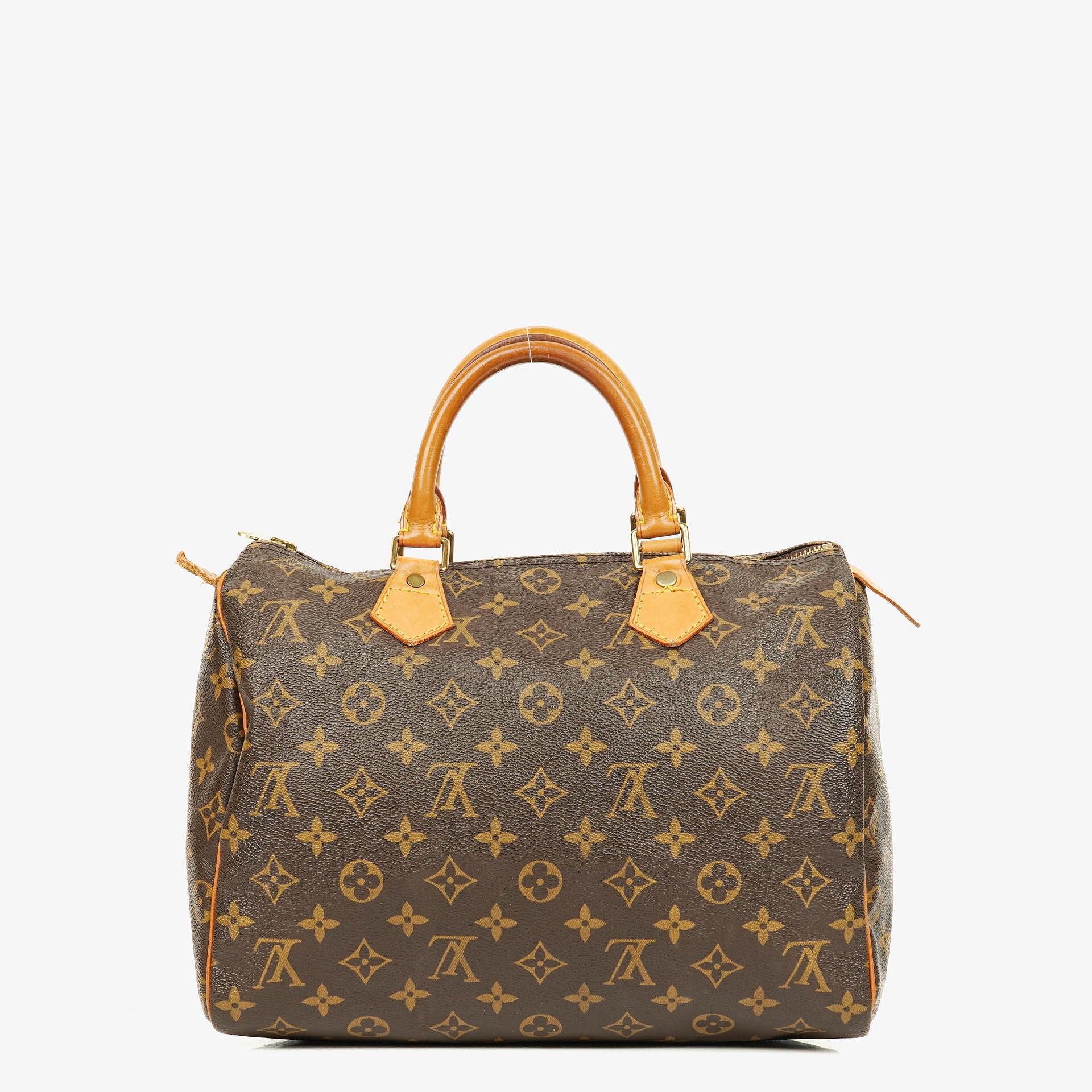 Louis Vuitton Speedy 30 Monogram Canvas Handbag