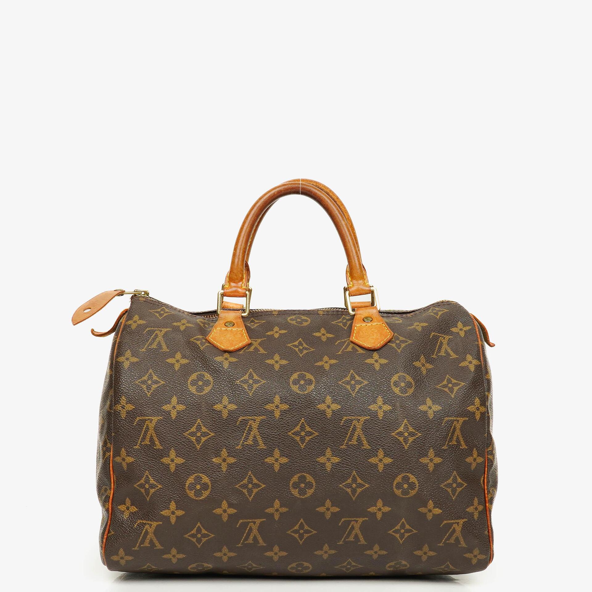 Louis Vuitton Speedy 30 Monogram Canvas Handbag
