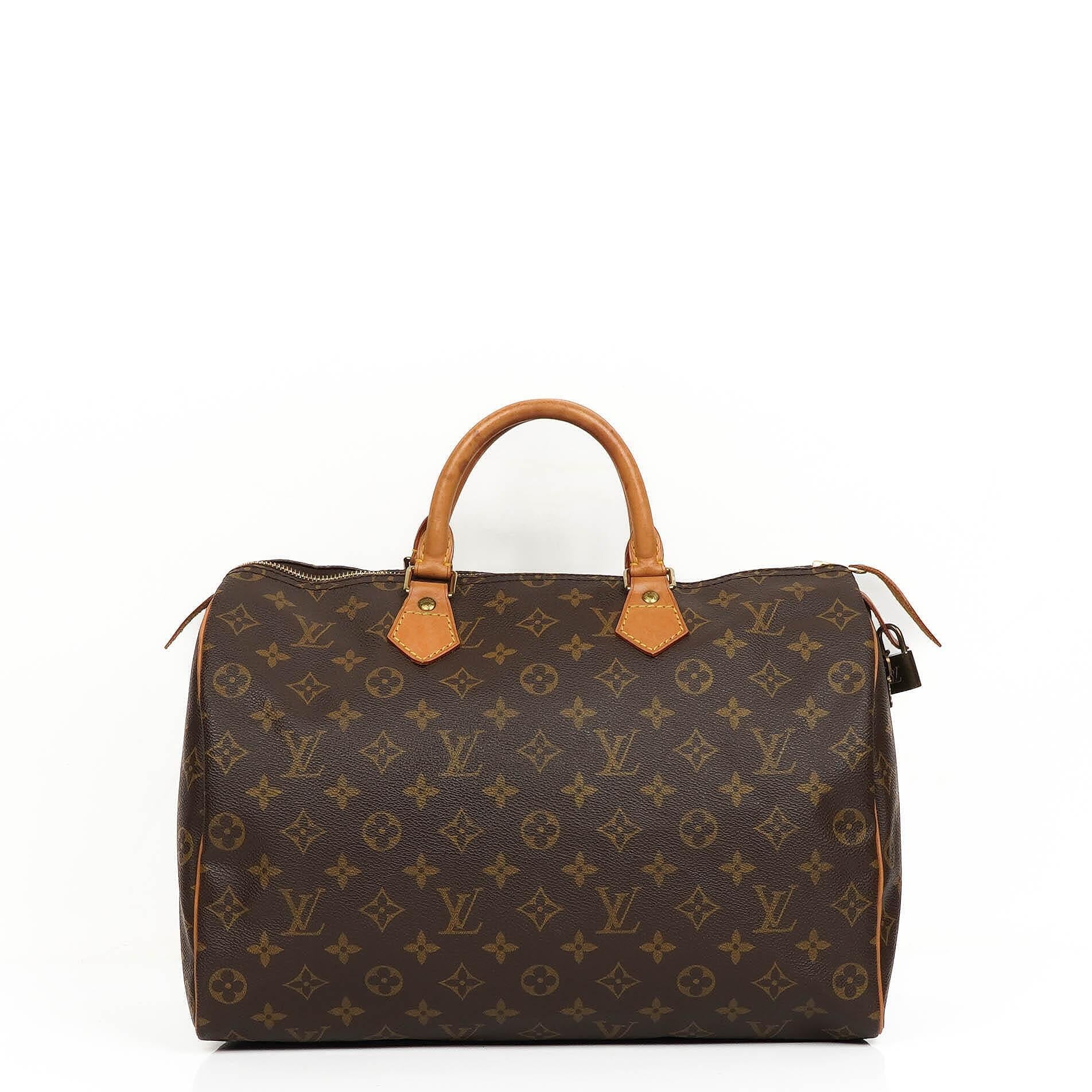 Louis Vuitton Speedy 35 Monogram Canvas Handbag