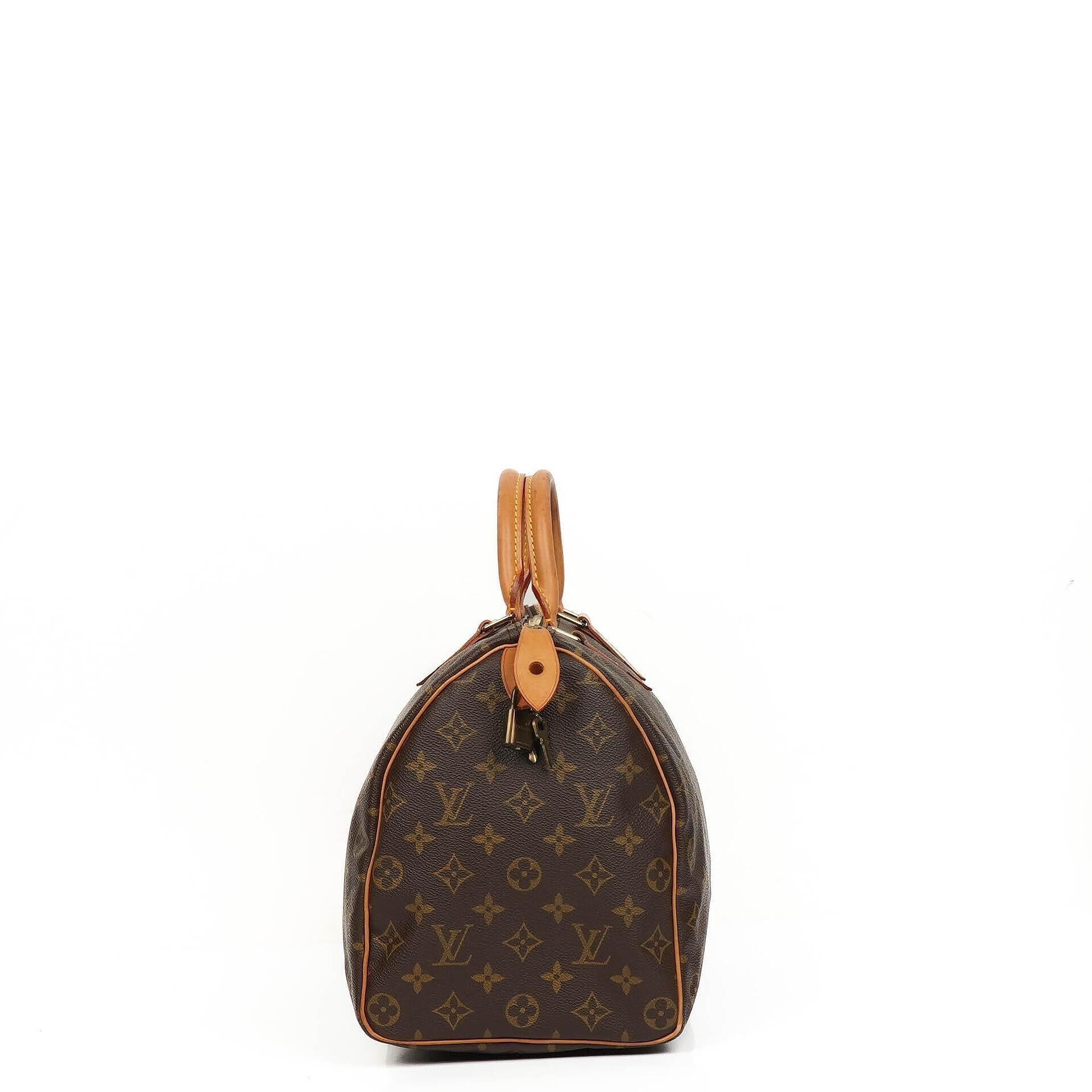 Louis Vuitton Speedy 35 Monogram Canvas Handbag