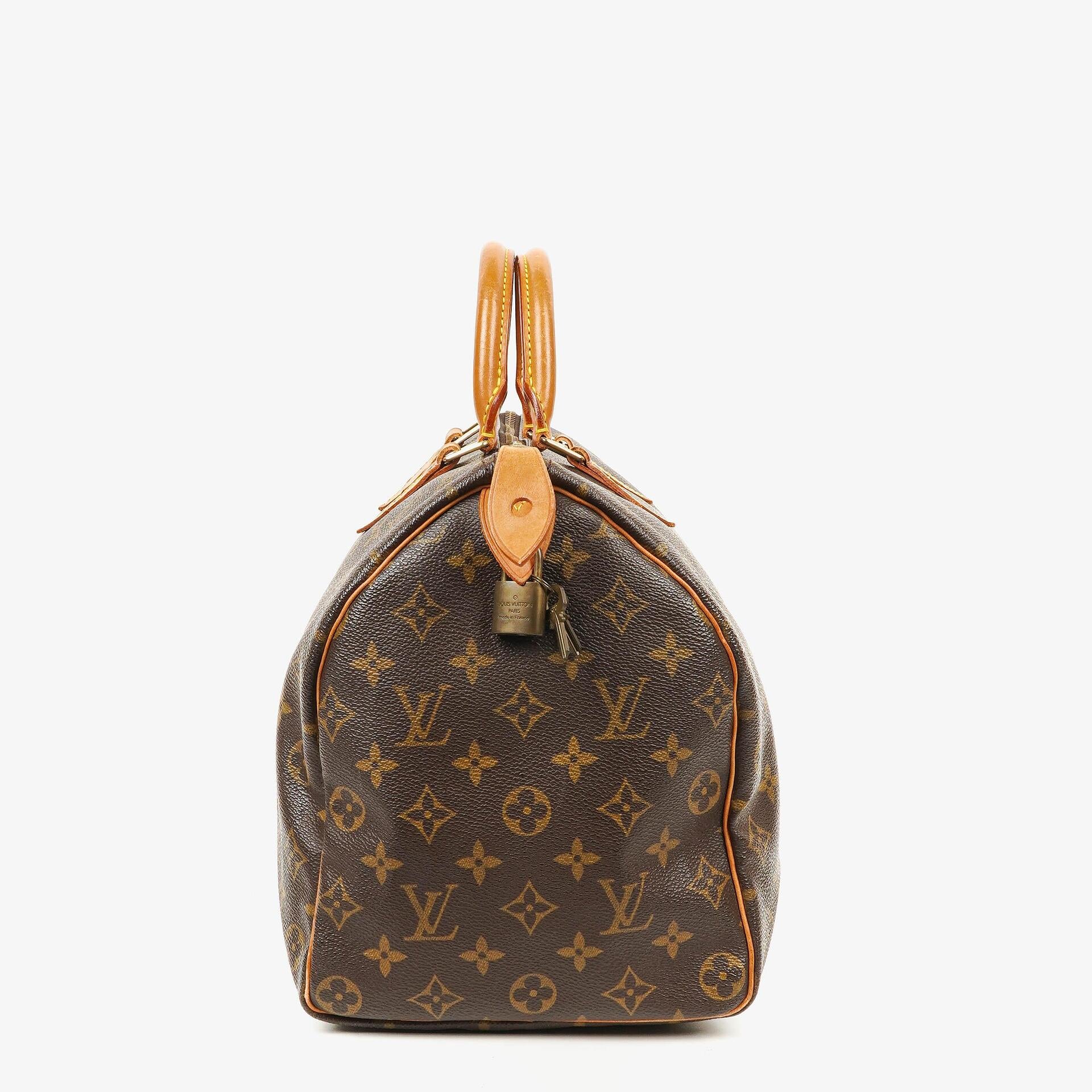 Louis Vuitton Speedy 35 Monogram Canvas Handbag