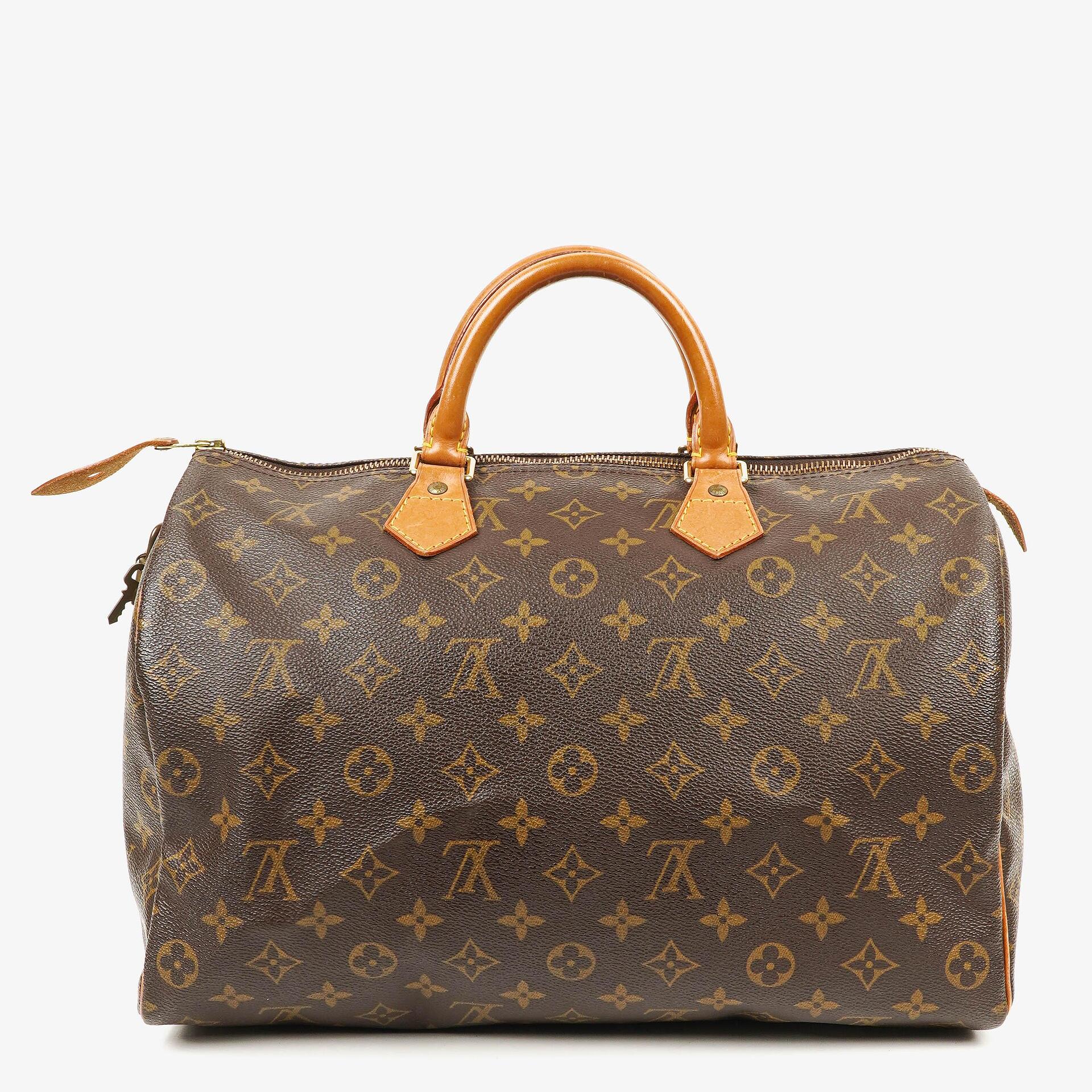 Louis Vuitton Speedy 35 Monogram Canvas Handbag