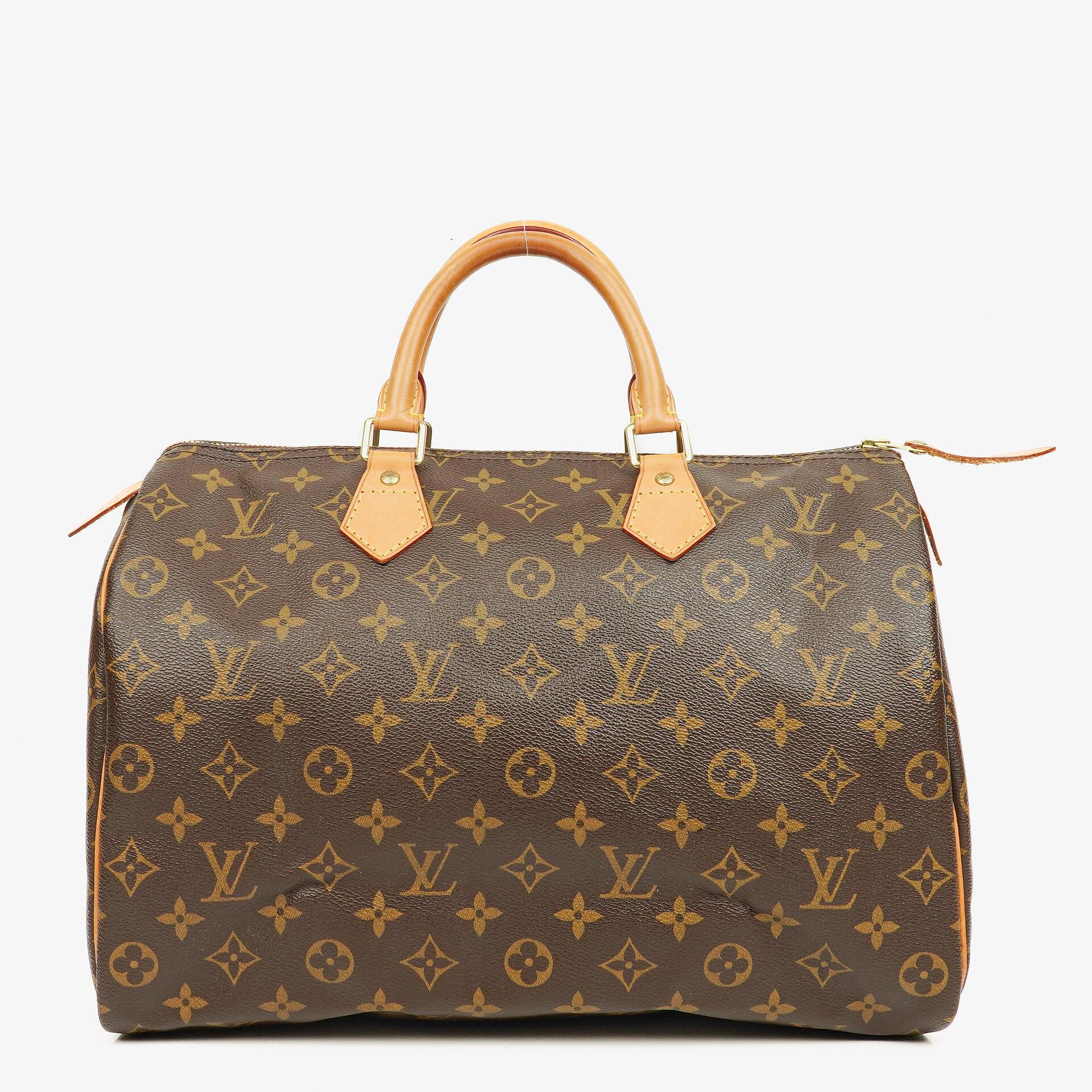 Louis Vuitton Speedy 35 Monogram Canvas Handbag