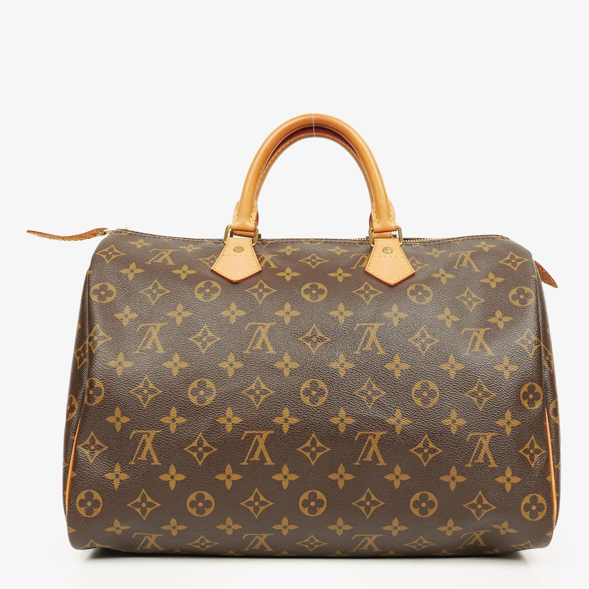 Louis Vuitton Speedy 35 Monogram Canvas Handbag
