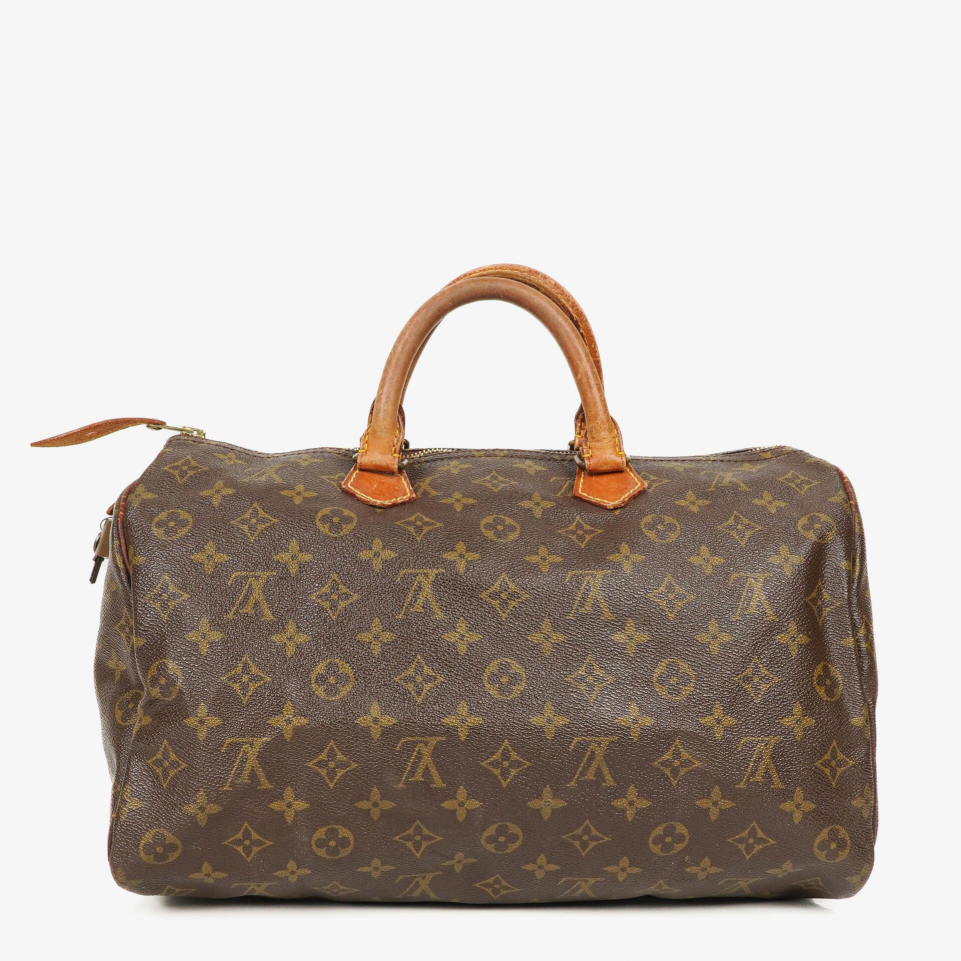 Louis Vuitton Speedy 35 Monogram Canvas Handbag
