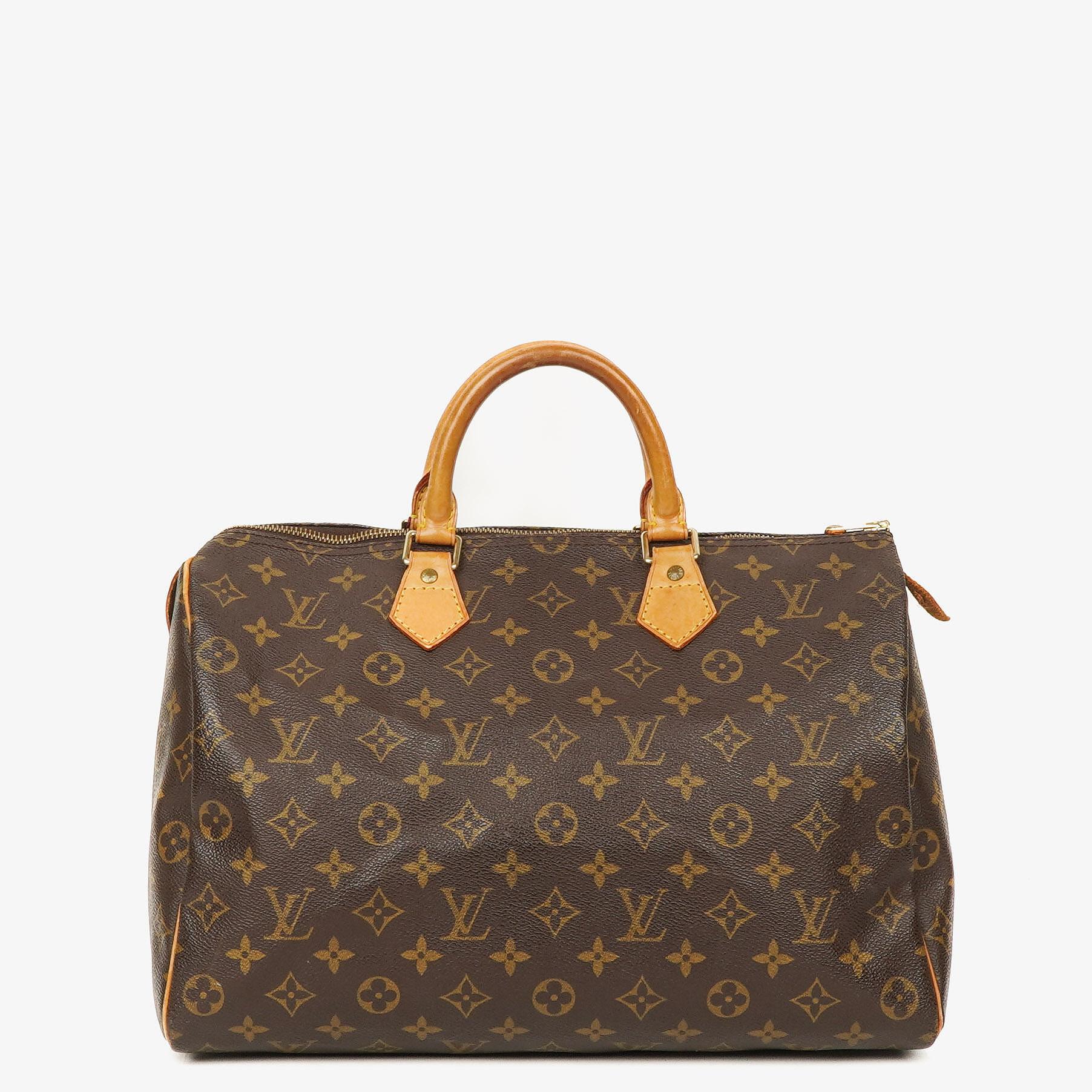 Louis Vuitton Speedy 35 Monogram Canvas Handbag