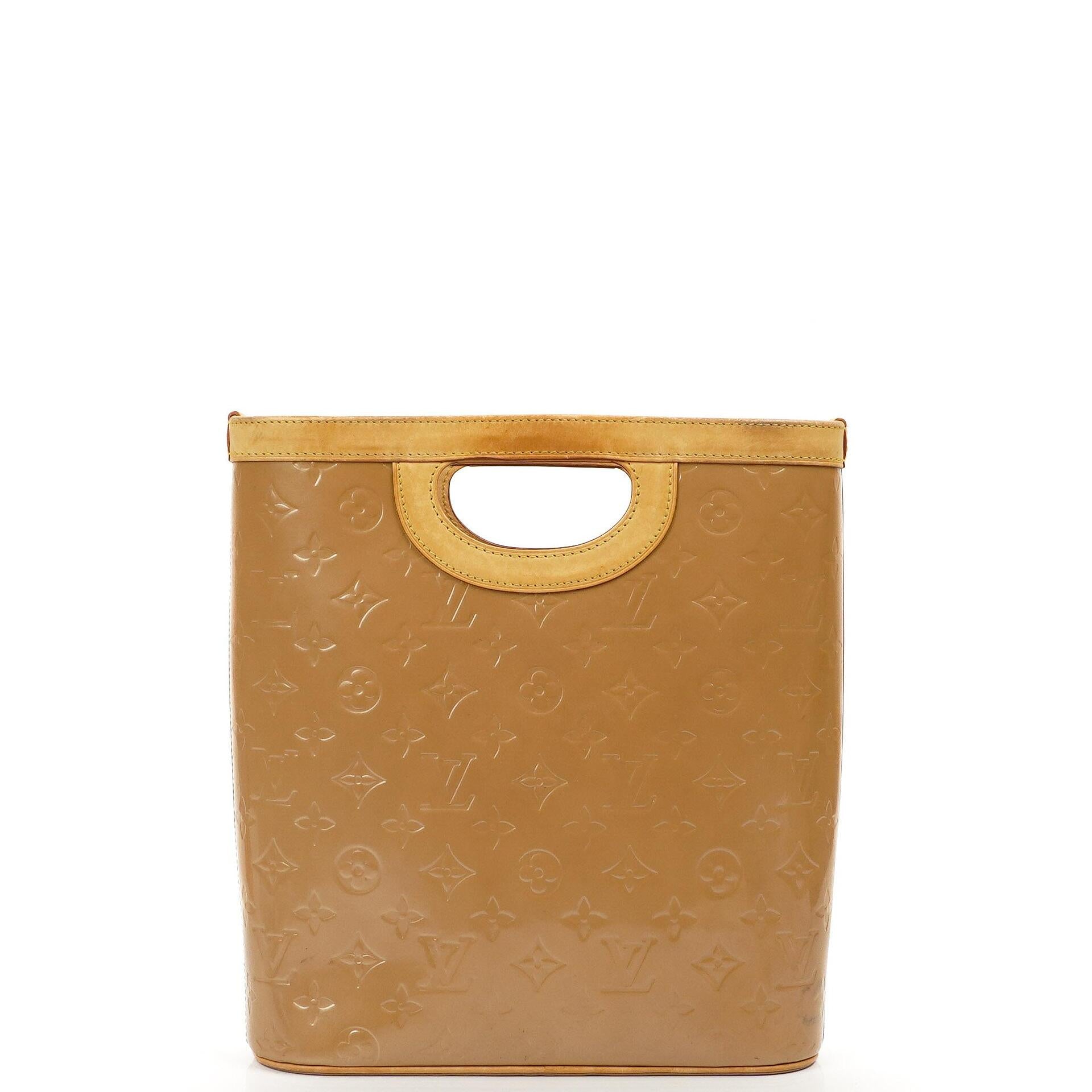 Louis Vuitton Stillwood Vertical Beige Monogram Vernis Handbag