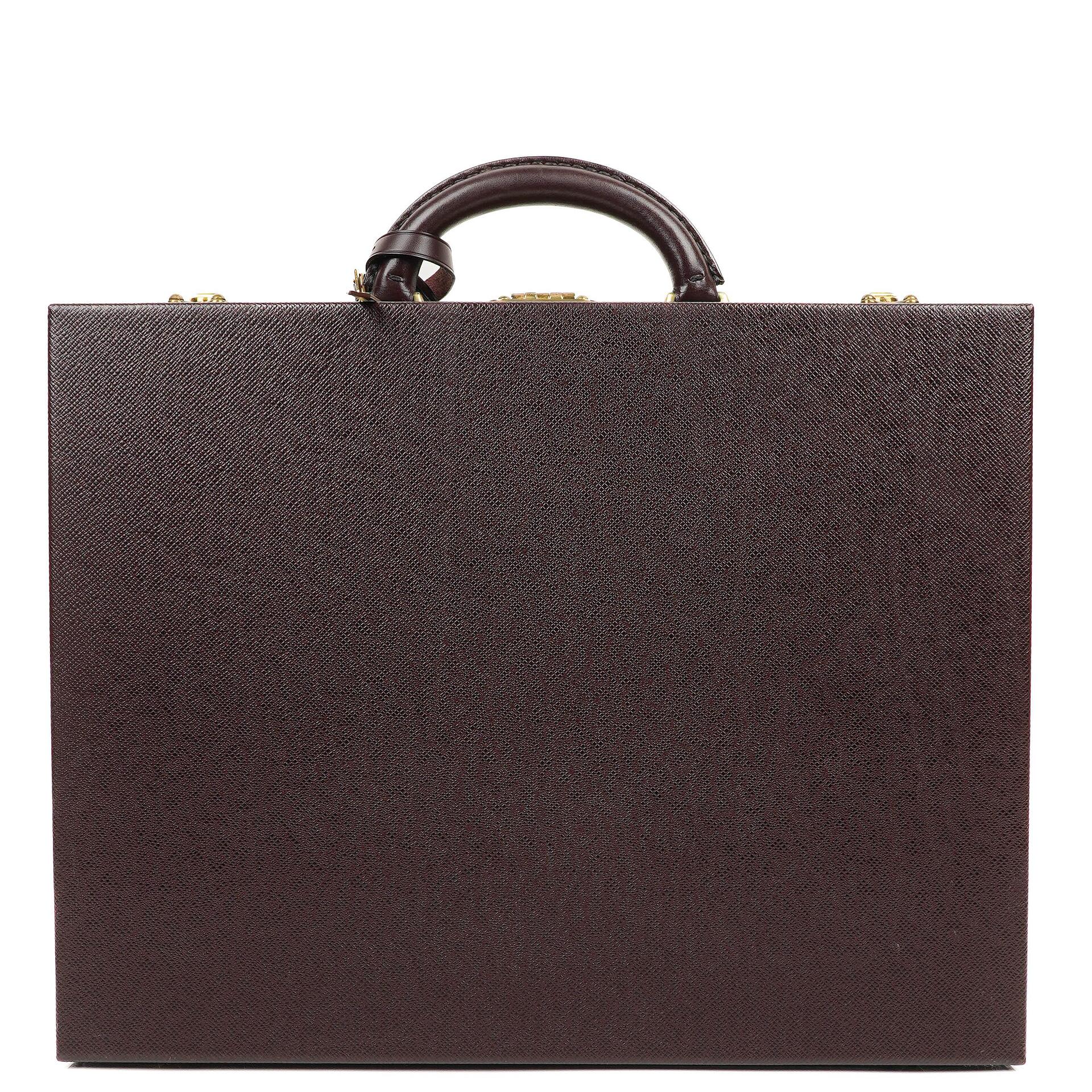 Louis Vuitton Taiga President Classeur Briefcase Acajou, 1997