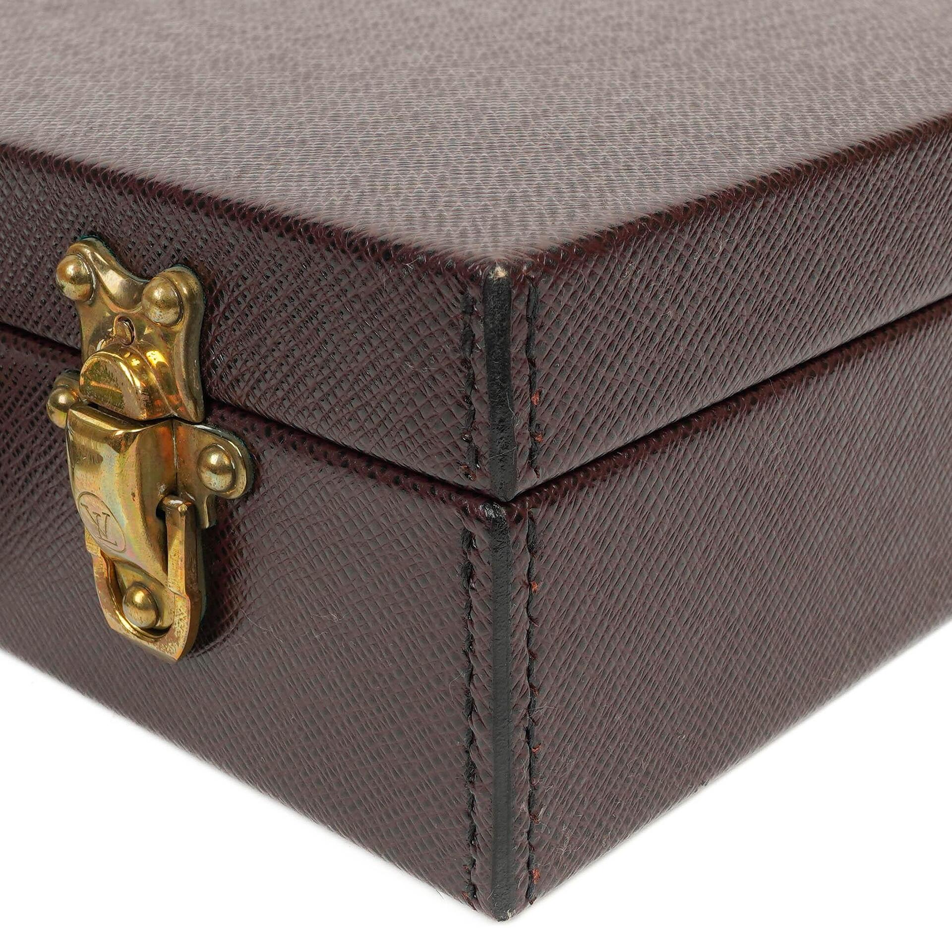 Louis Vuitton Taiga President Classeur Briefcase Acajou, 1997