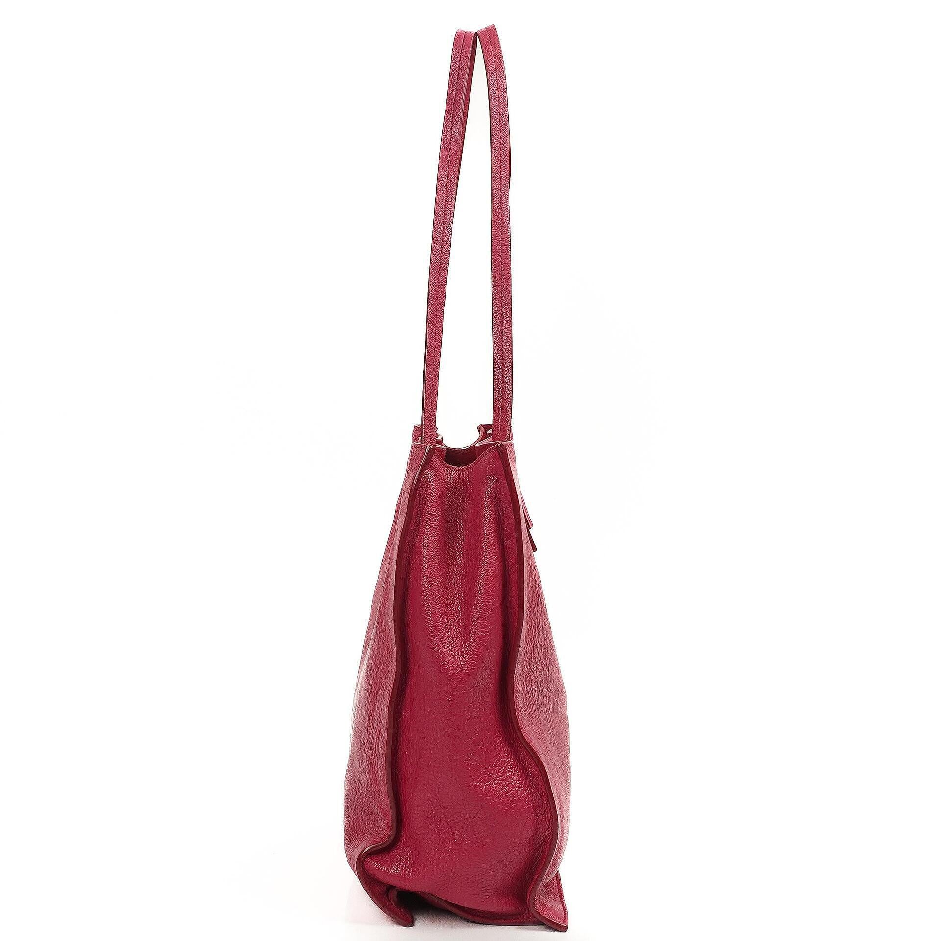 Miu Miu Madras Goatskin Peonia Tote Bag