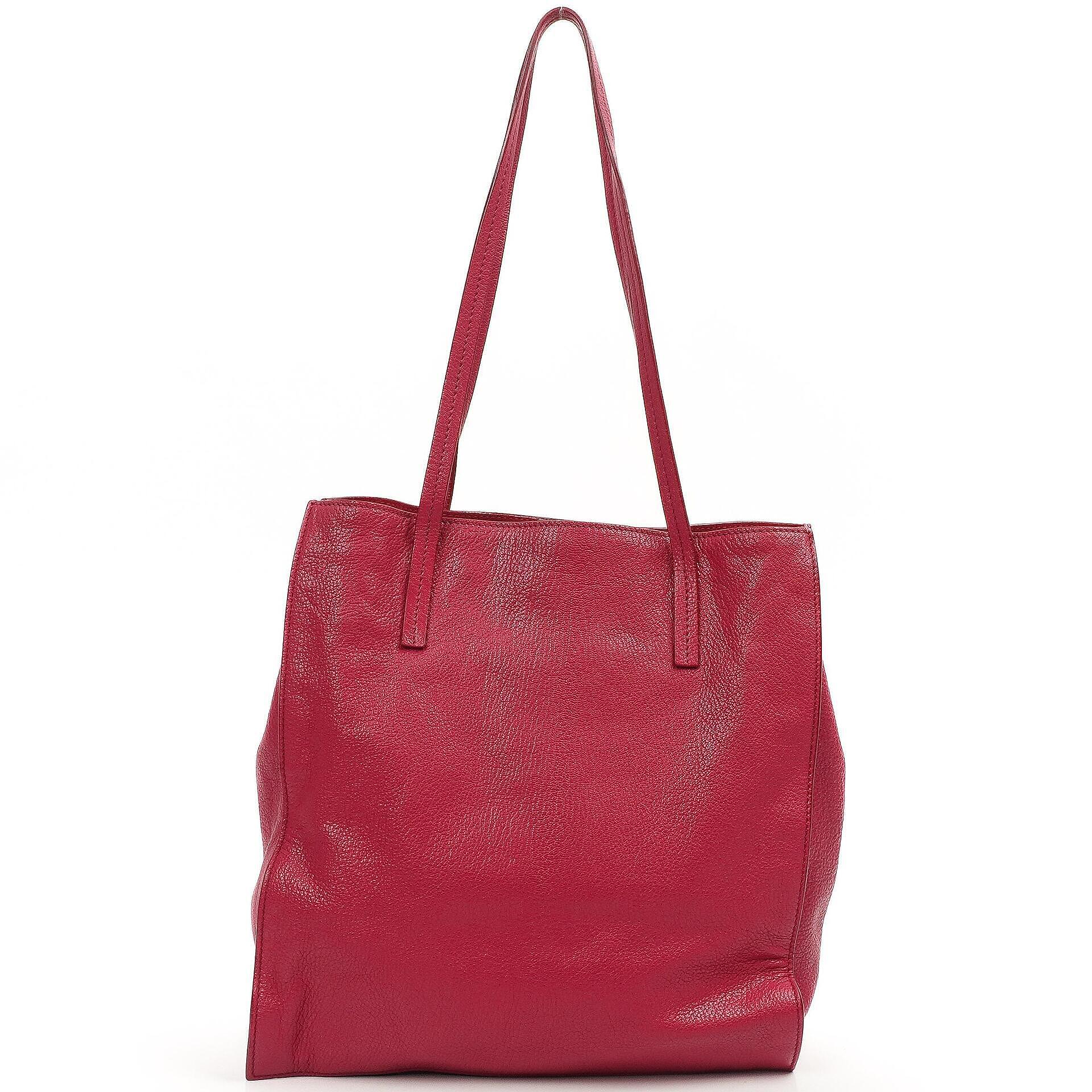 Miu Miu Madras Goatskin Peonia Tote Bag