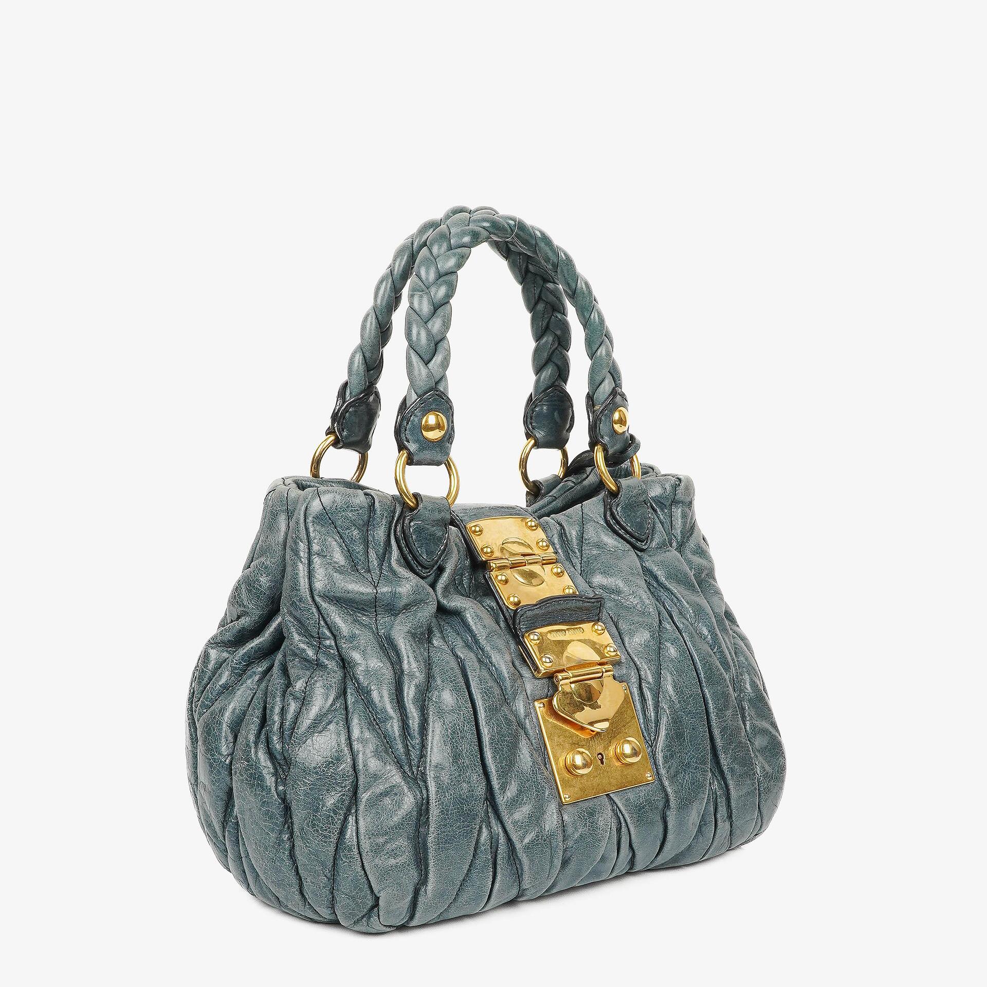 Miu Miu Matelasse Leather Tote Bag