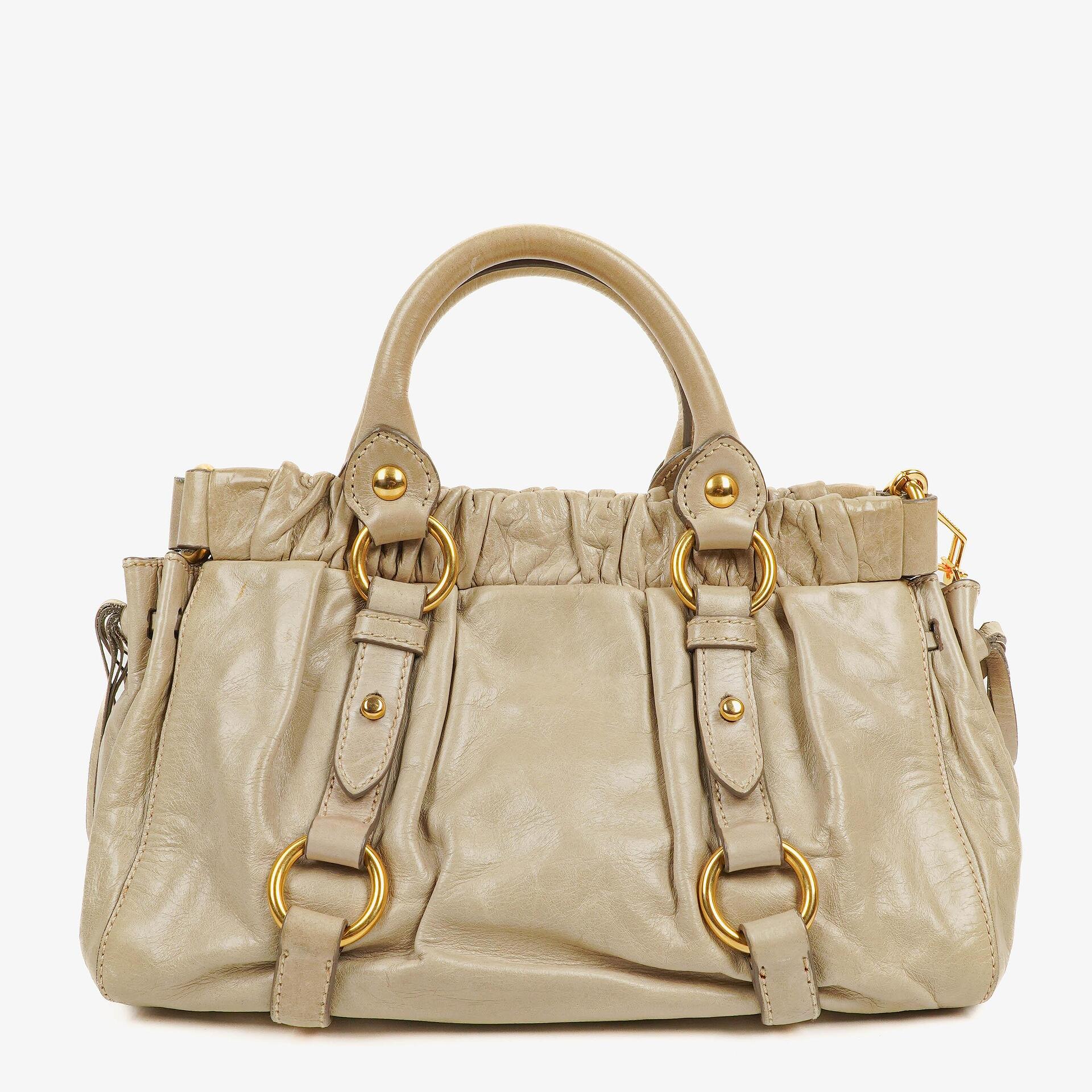 Miu Miu Vitello Lux Satchel Bag