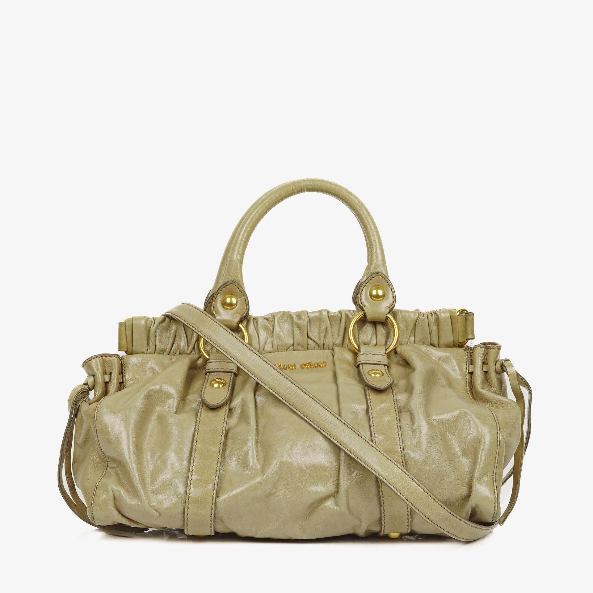 Miu Miu Vitello Lux Satchel Bag