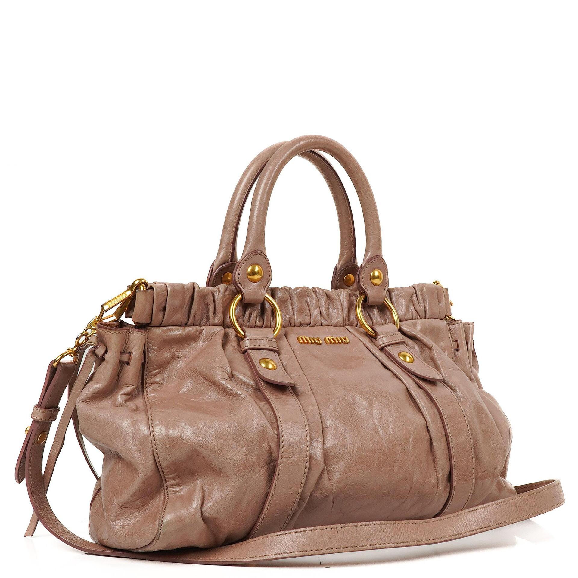 Miu Miu Vitello Satchel Bag