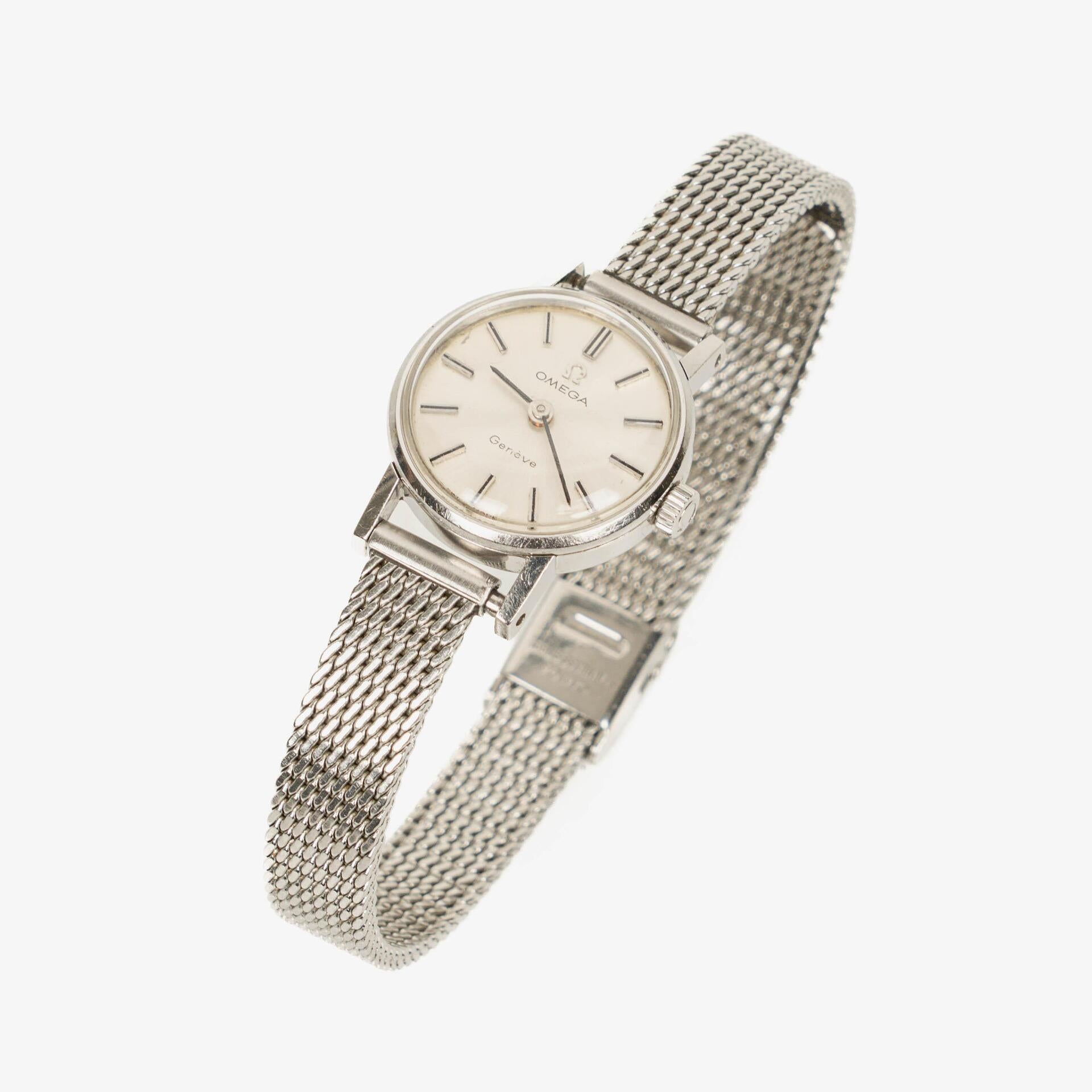 Omega Geneve Stainless Steel Ladies Watch
