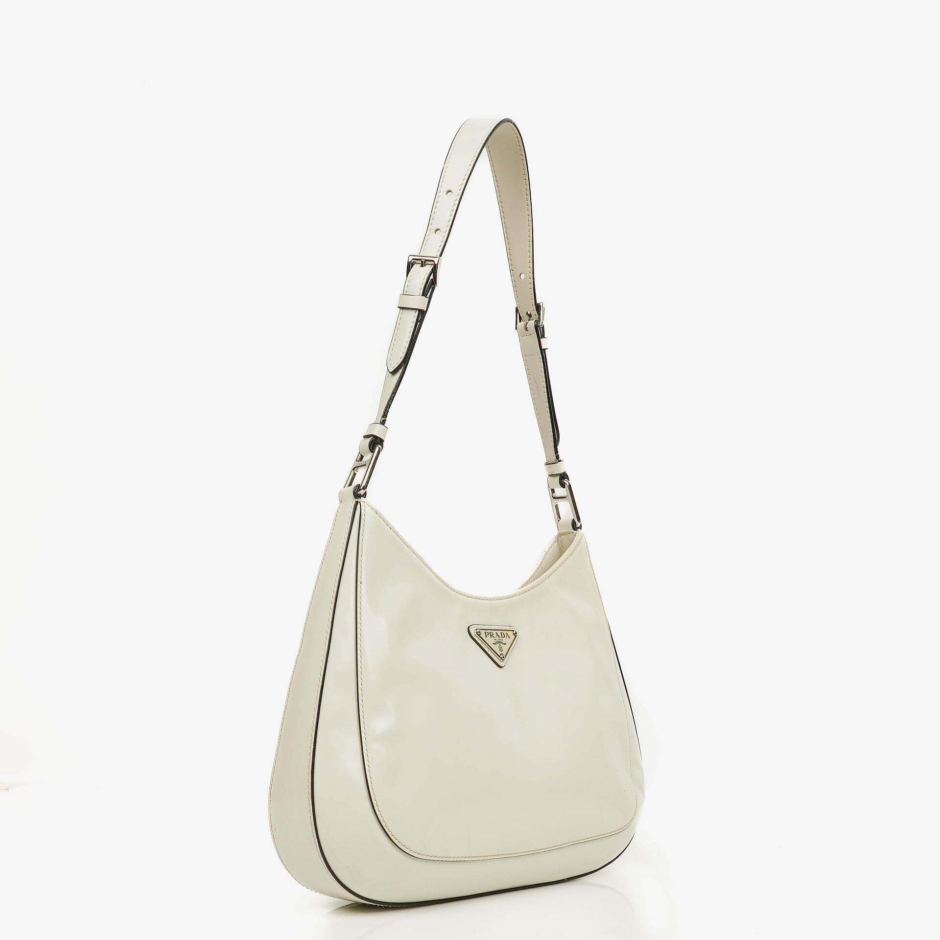 Prada Cleo Leather Shoulder Bag
