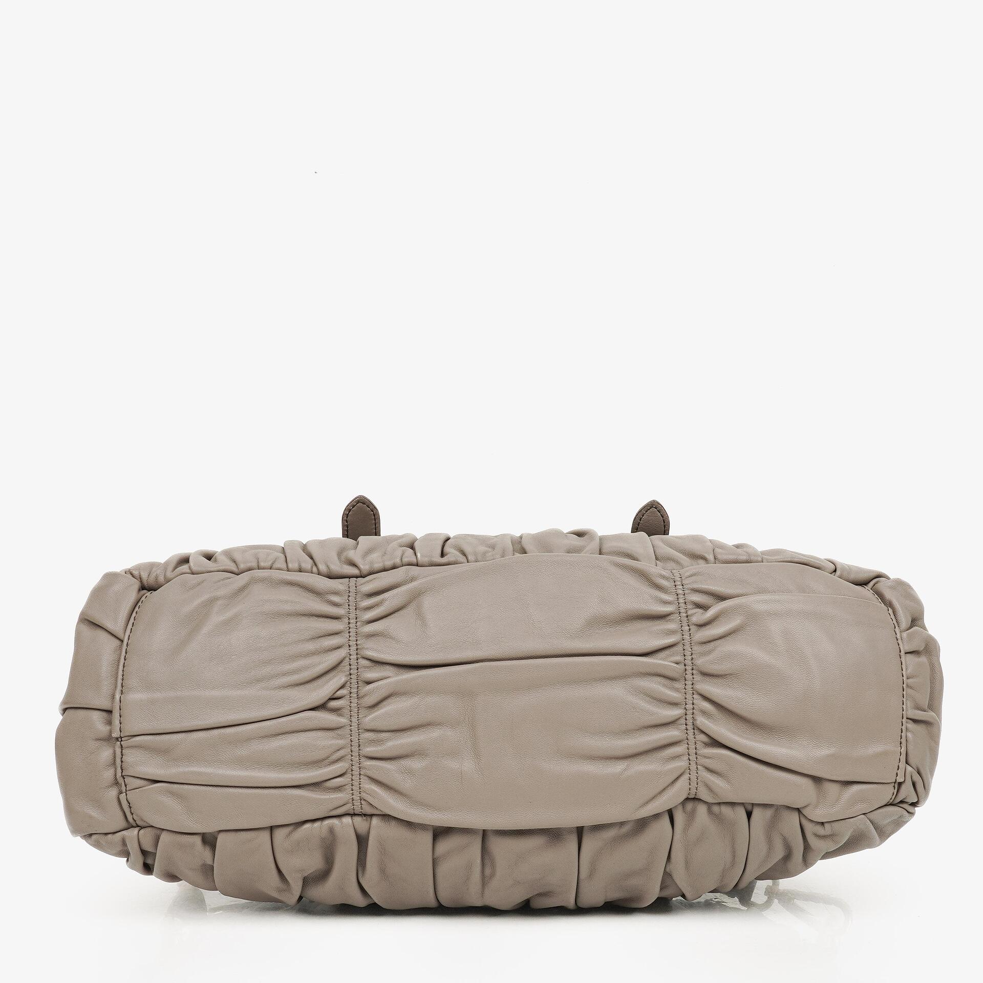 Prada Juta Nappa Gaufre Leather Satchel Bag