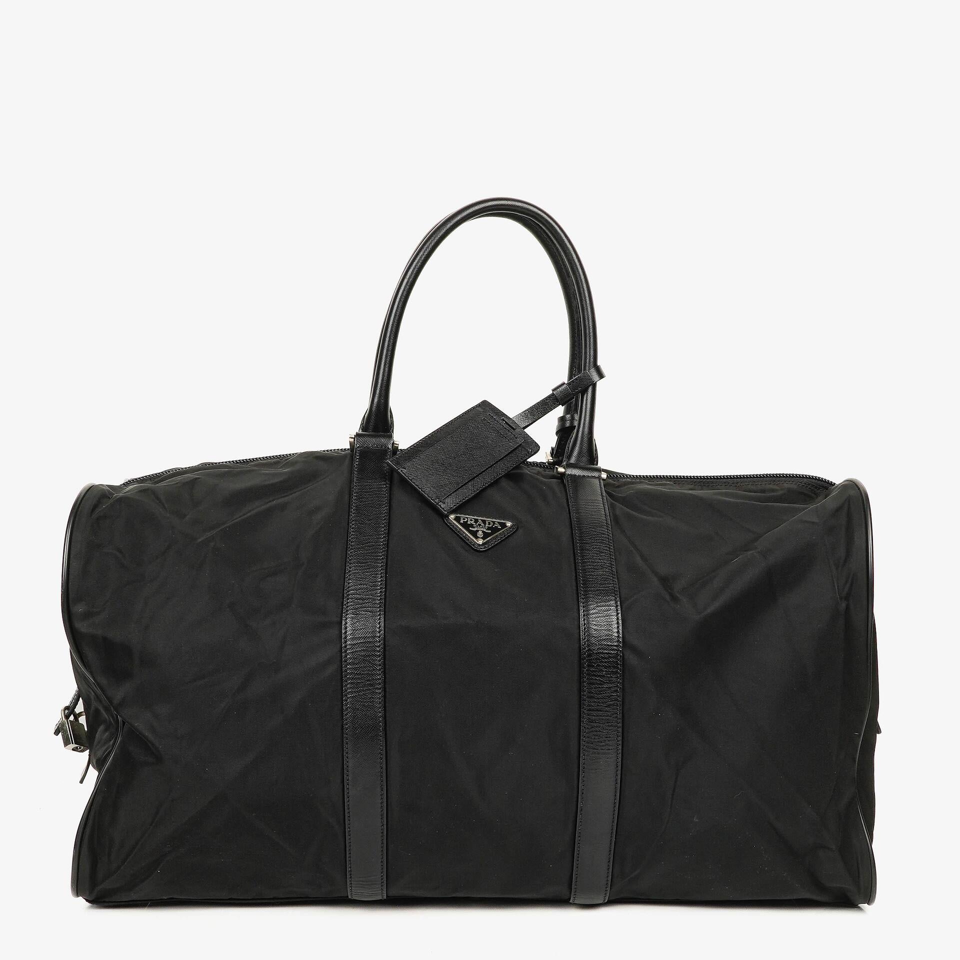 Prada Tessuto Nero Weekend Bag