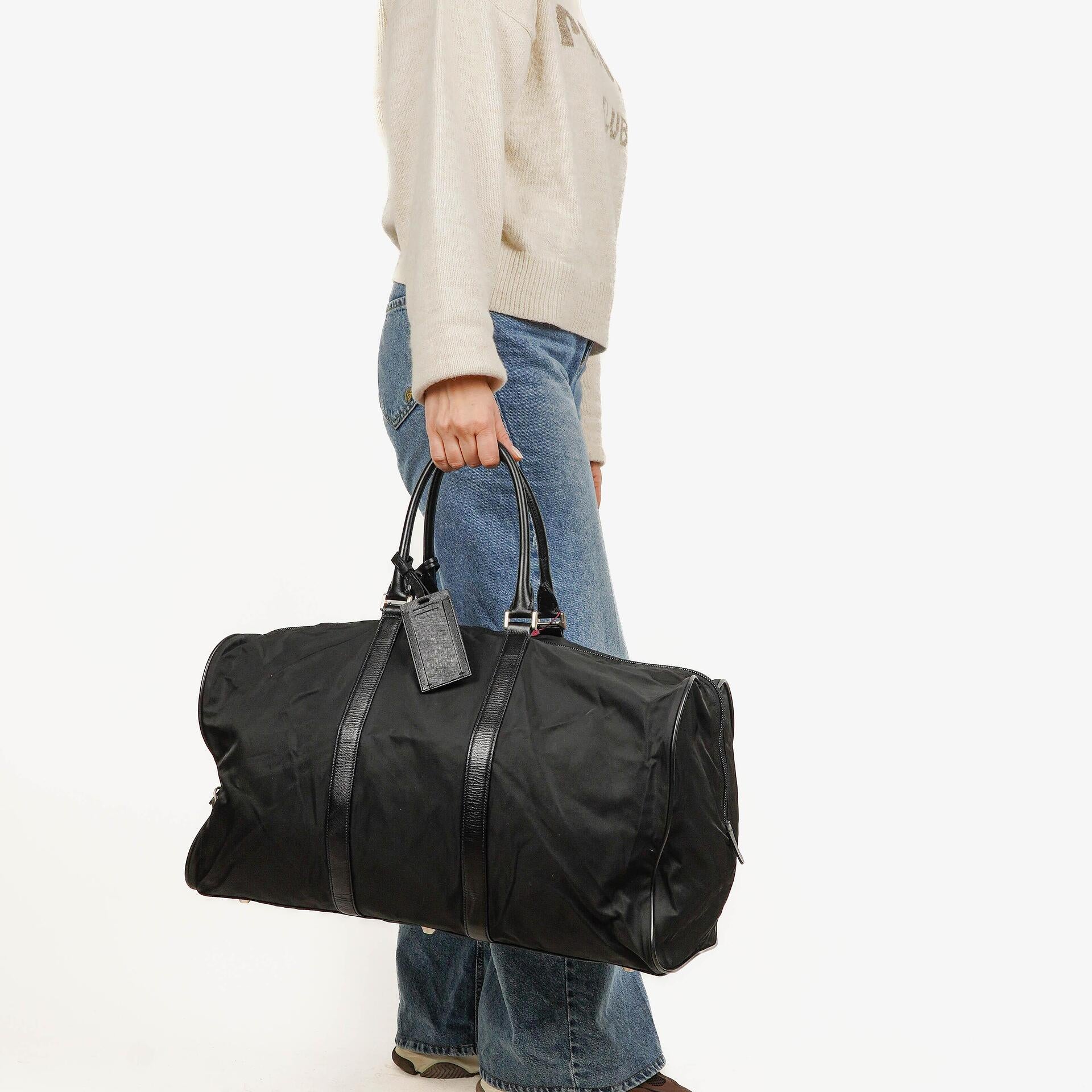 Prada Tessuto Nero Weekend Bag
