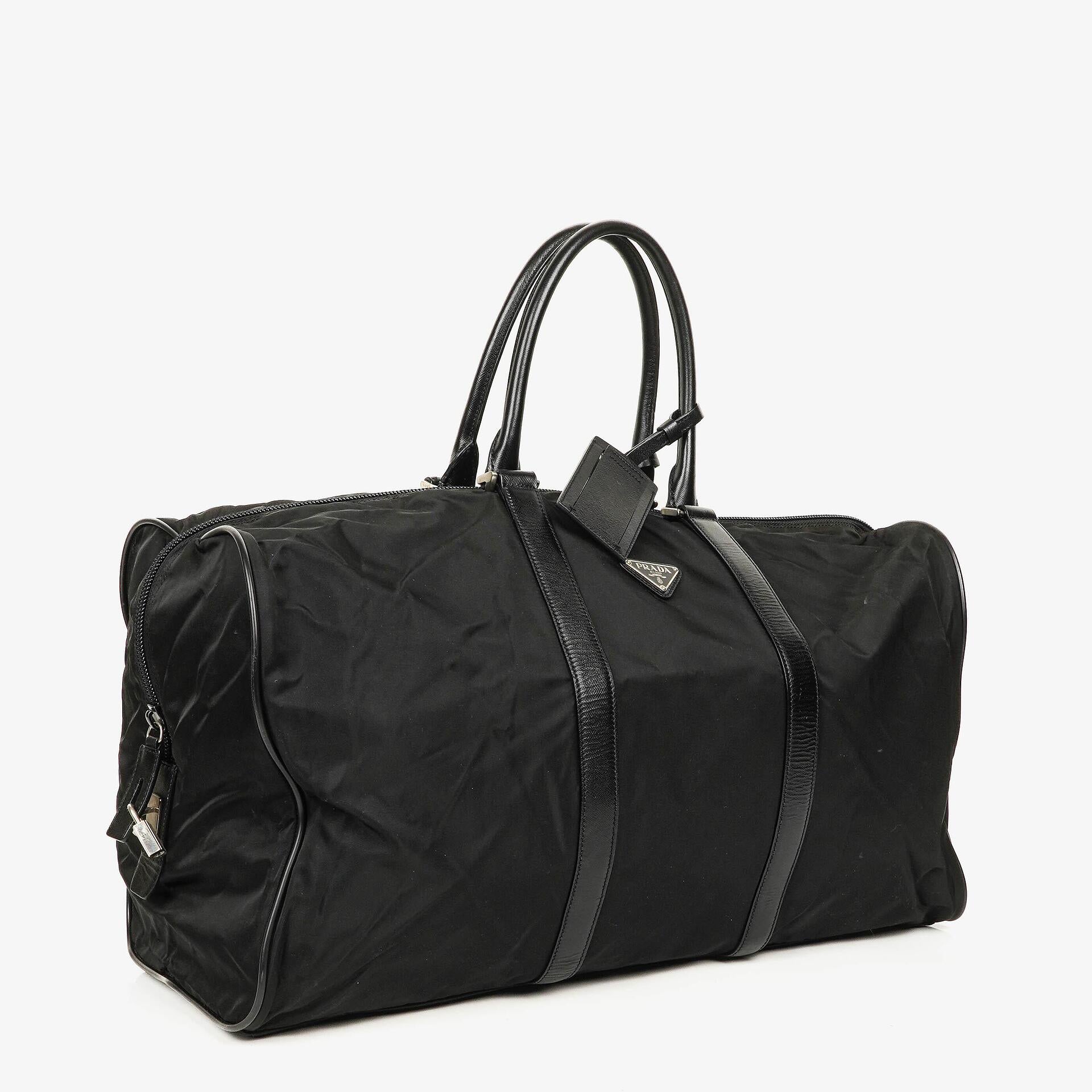 Prada Tessuto Nero Weekend Bag