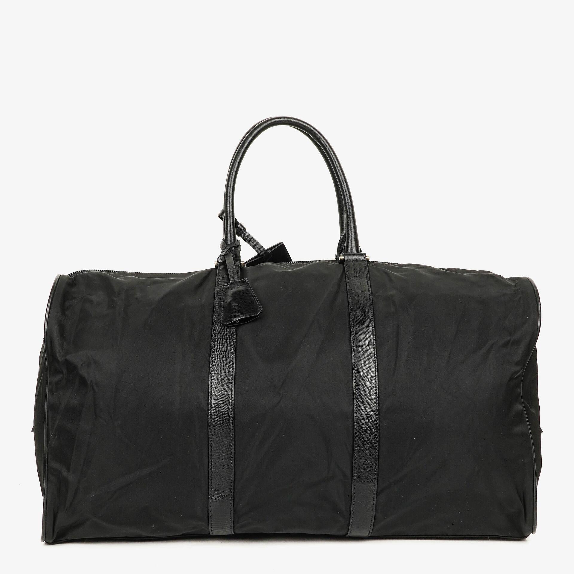 Prada Tessuto Nero Weekend Bag