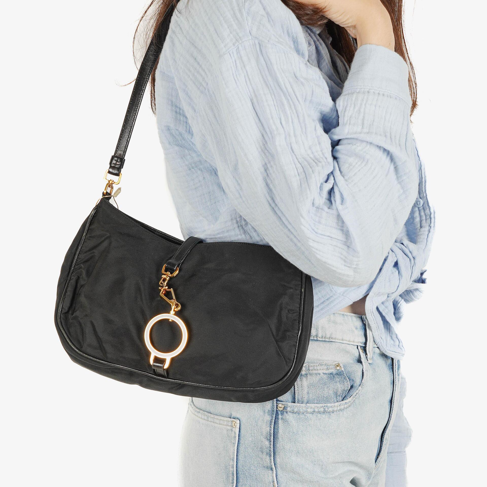 Prada Tessuto Nylon Hobo Bag