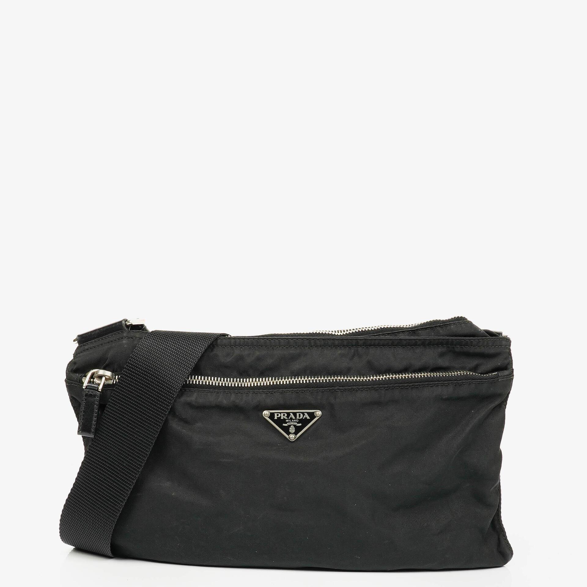 Pre-Loved Prada Vela Sport Black Nylon Crossbody Bag – PLAMEXS