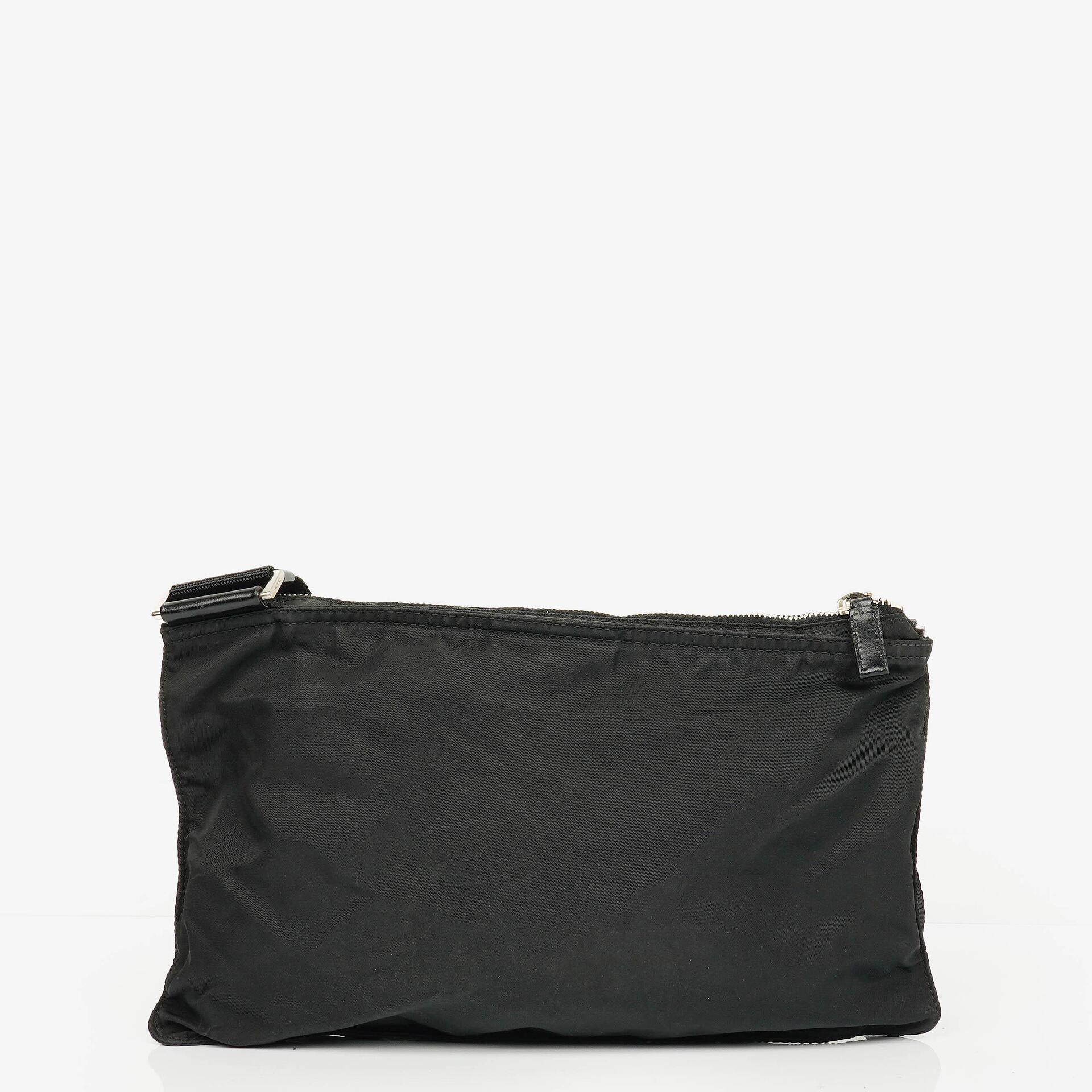 Prada Vela Sport Black Nylon Crossbody Bag