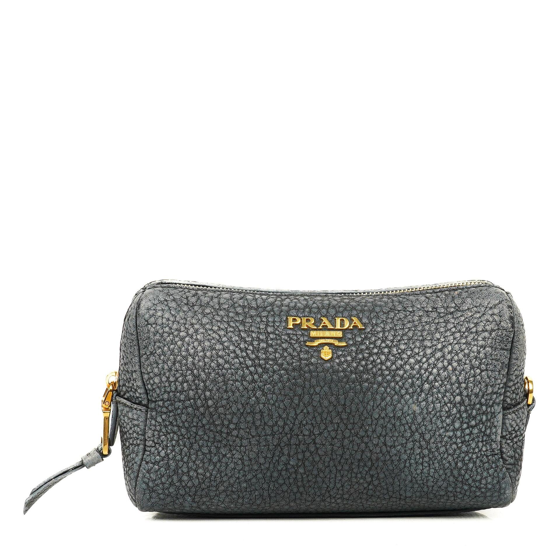 Prada Vitello Daino Cosmetic Pouch