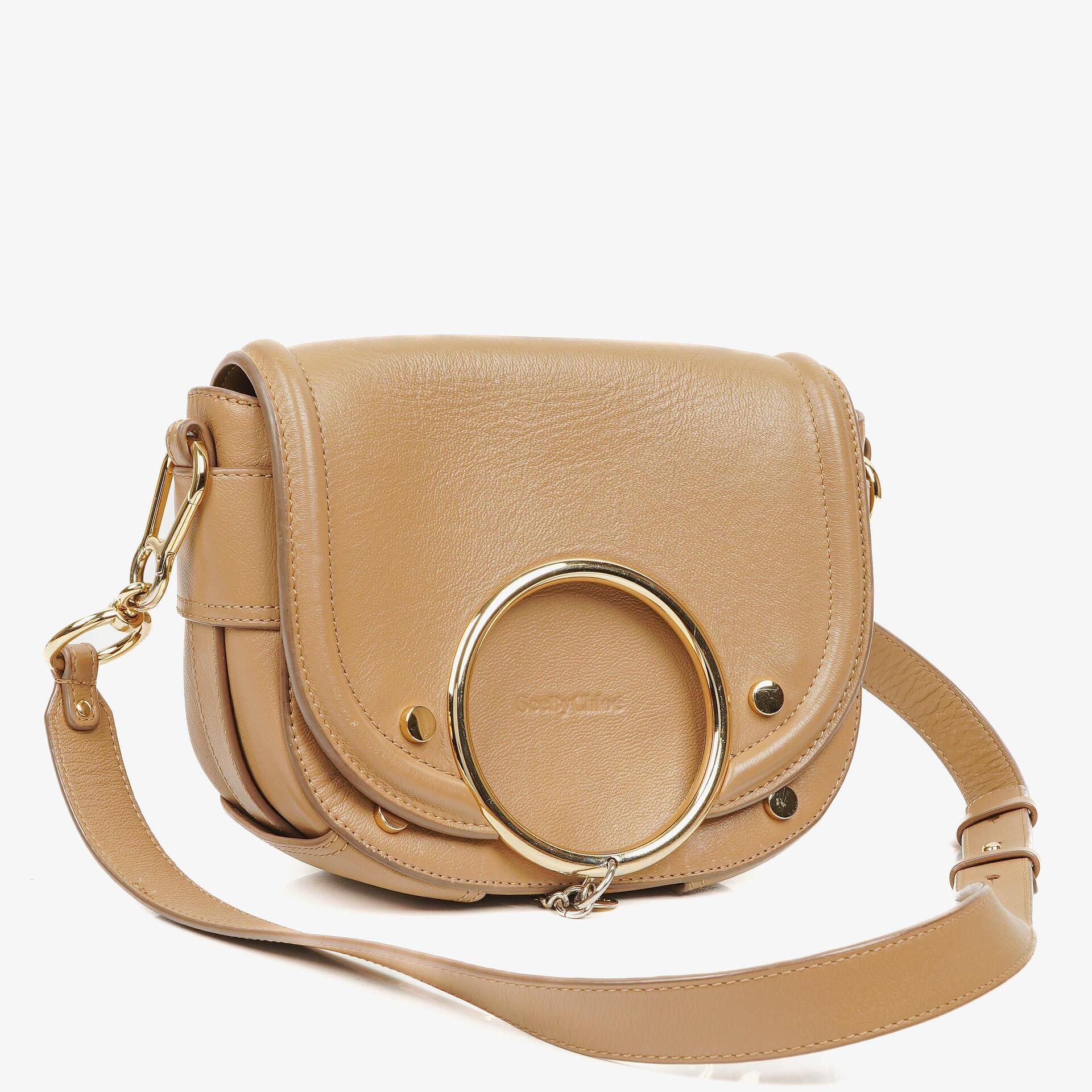 See by Chloe Brown Leather Shouder Bag